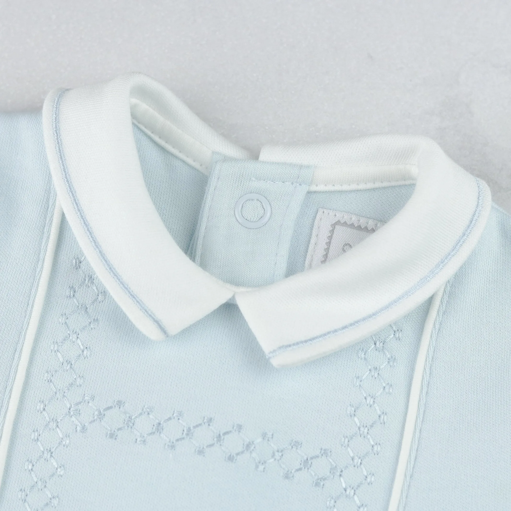 Justin Baby Boys Diamond Babygrow