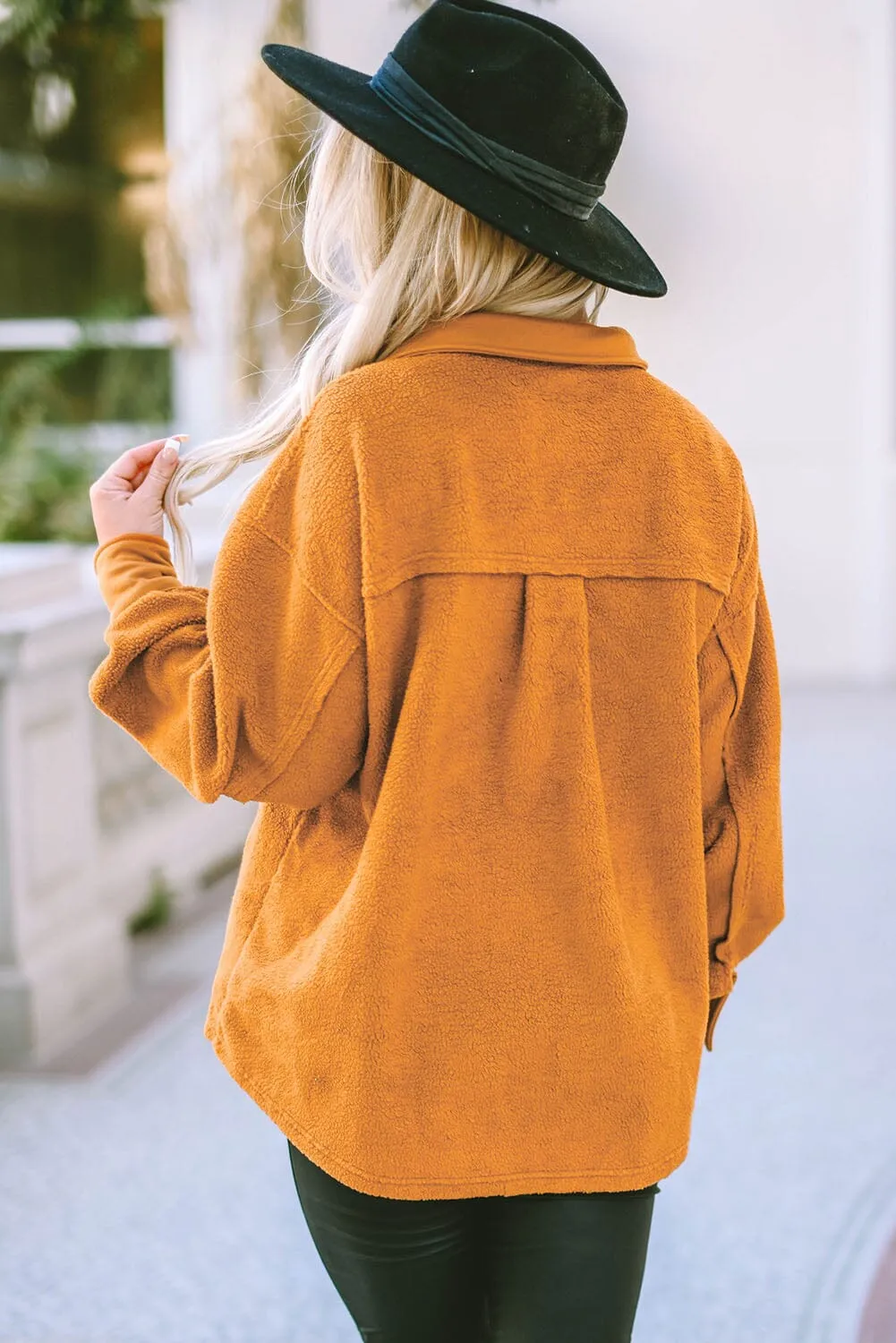 KaleaBoutique Flap Pocket Buttoned Jacket