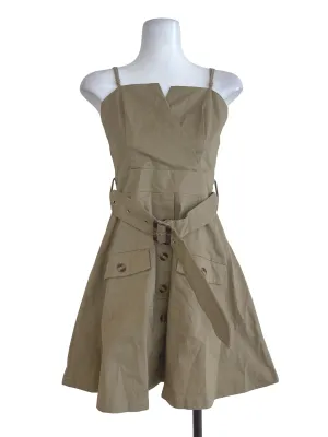 Khaki Ivrina Trench Dress
