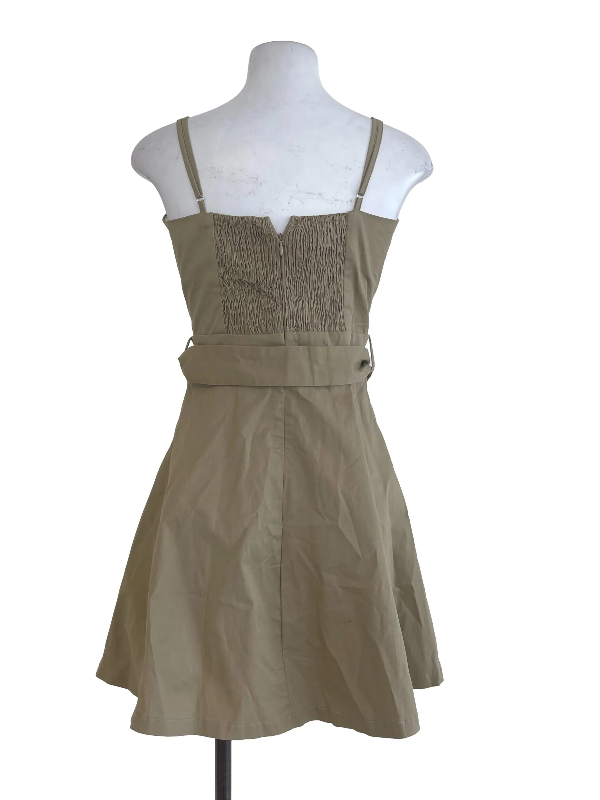 Khaki Ivrina Trench Dress