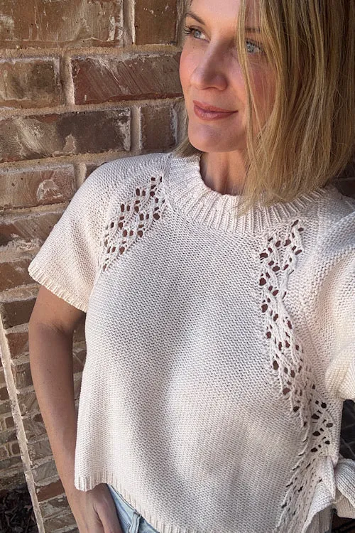 Knit Side Tie Sweater