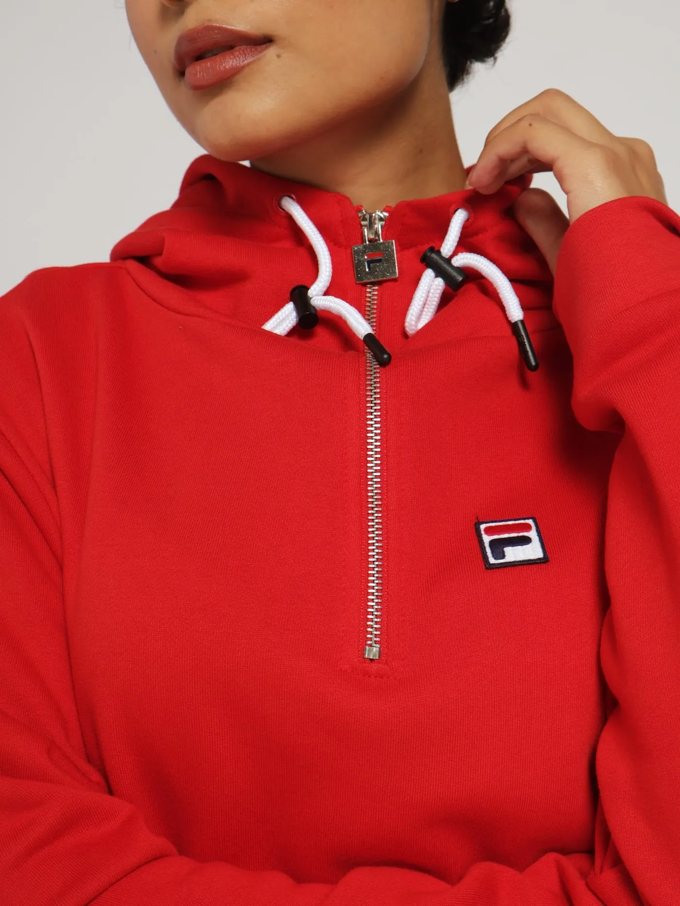 Laura Fleece Hoody - Red