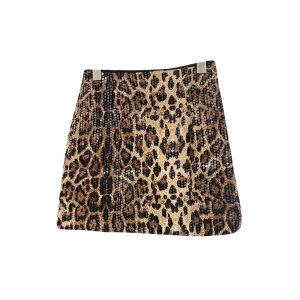 Leopard Mini Skirt