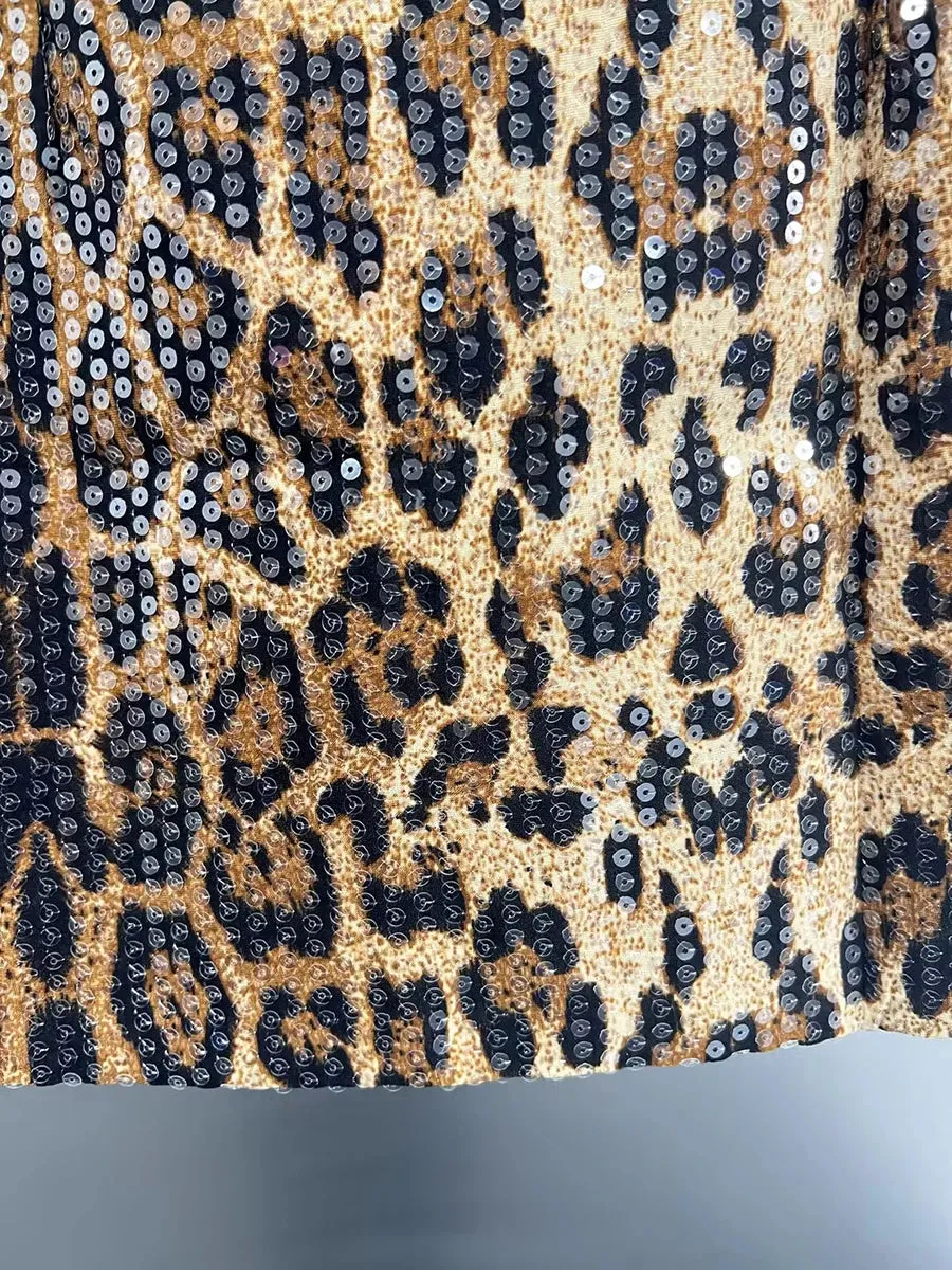 Leopard Mini Skirt
