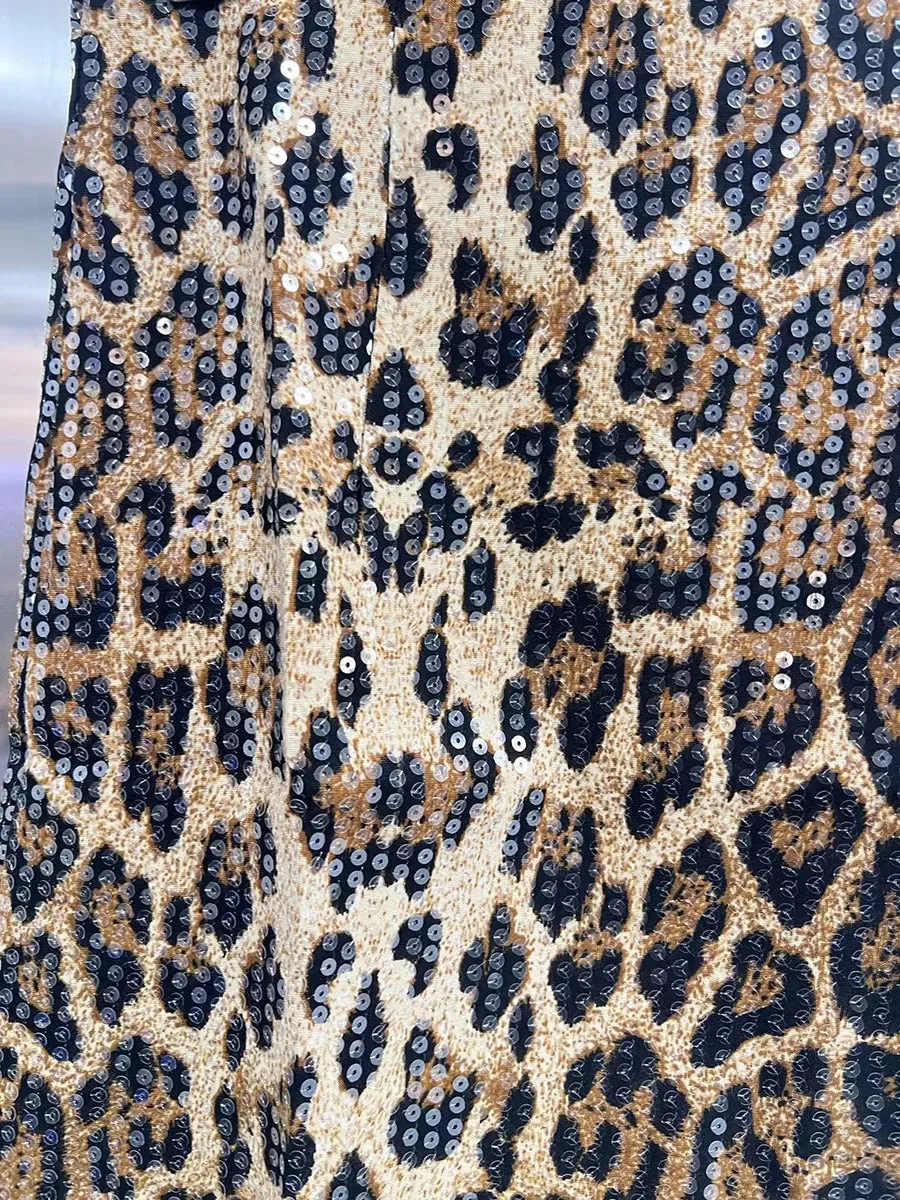 Leopard Mini Skirt