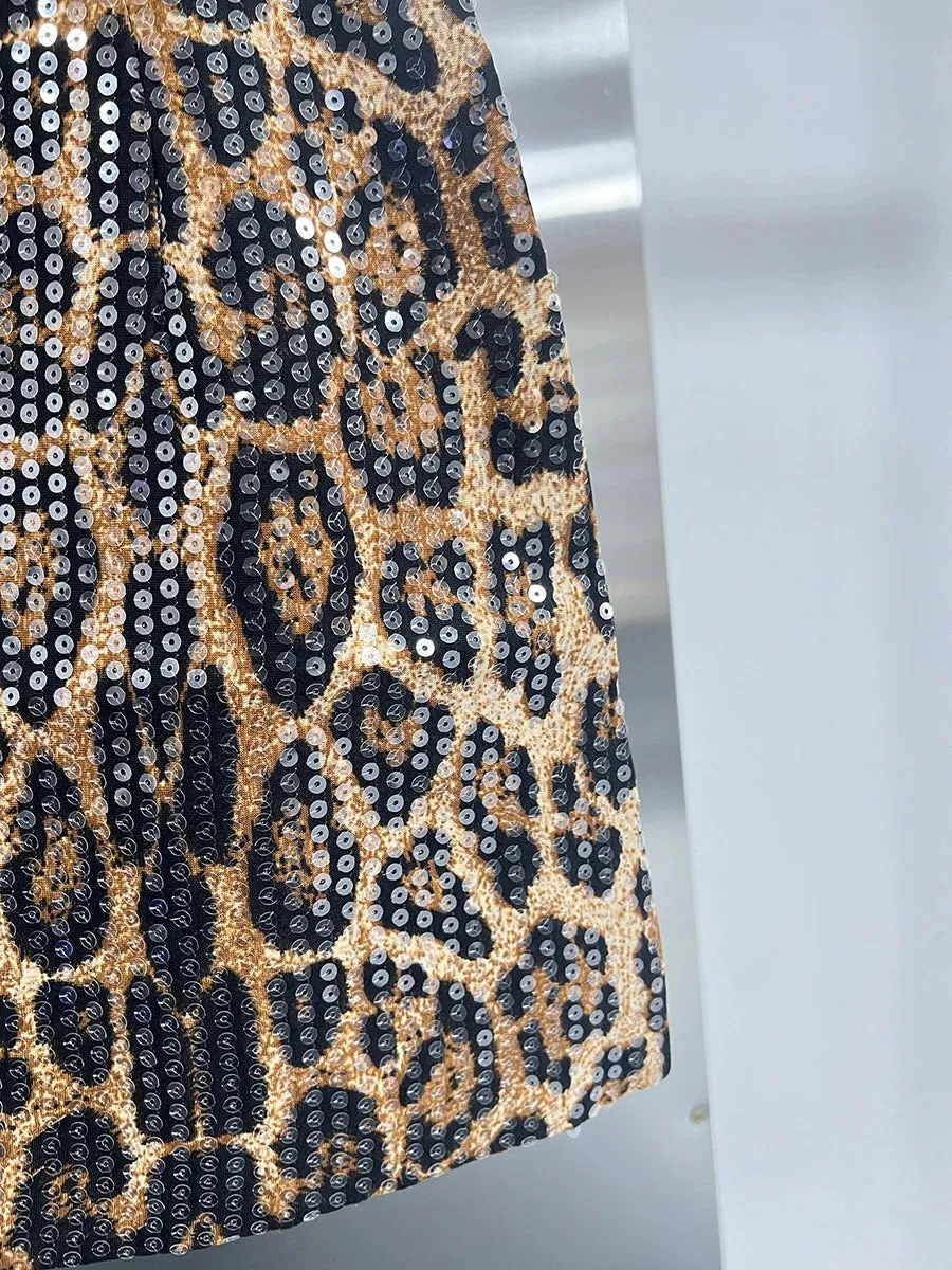 Leopard Mini Skirt