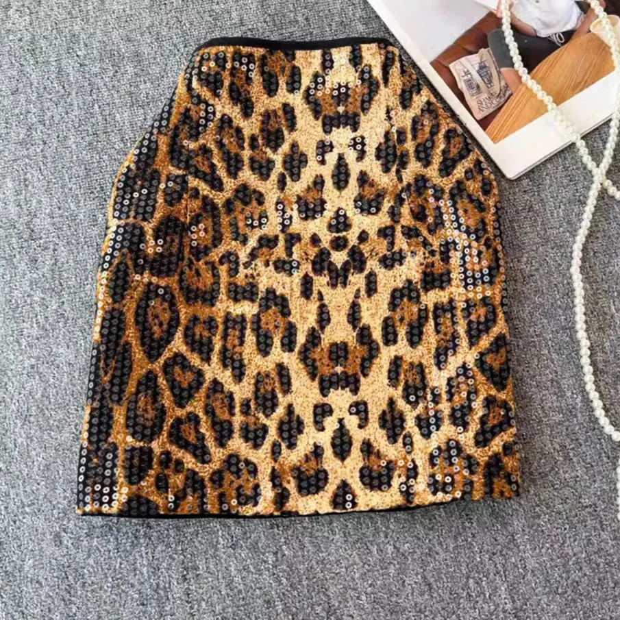 Leopard Mini Skirt