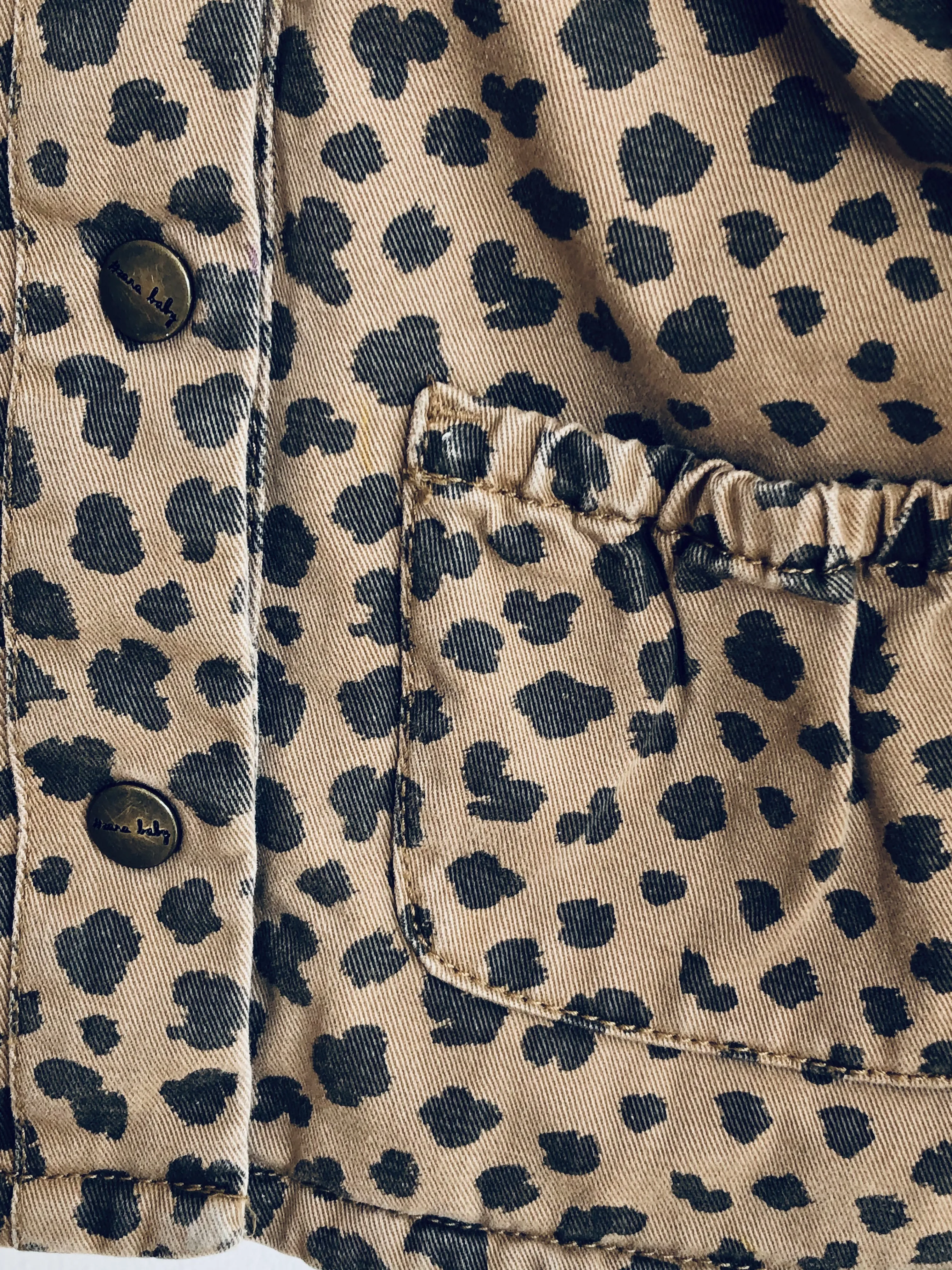 Leopard Print Jacket (markings) // 12-18M