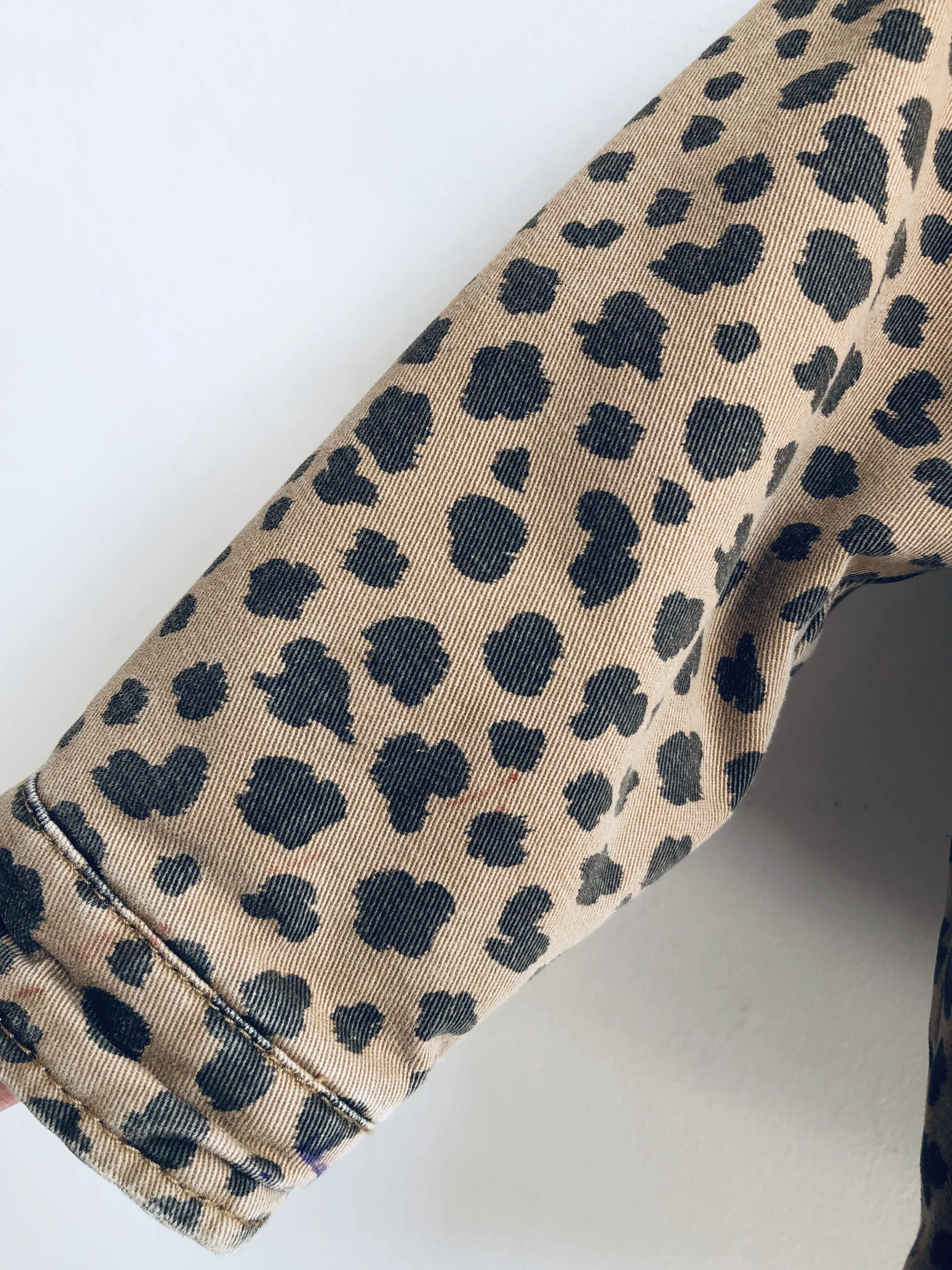 Leopard Print Jacket (markings) // 12-18M