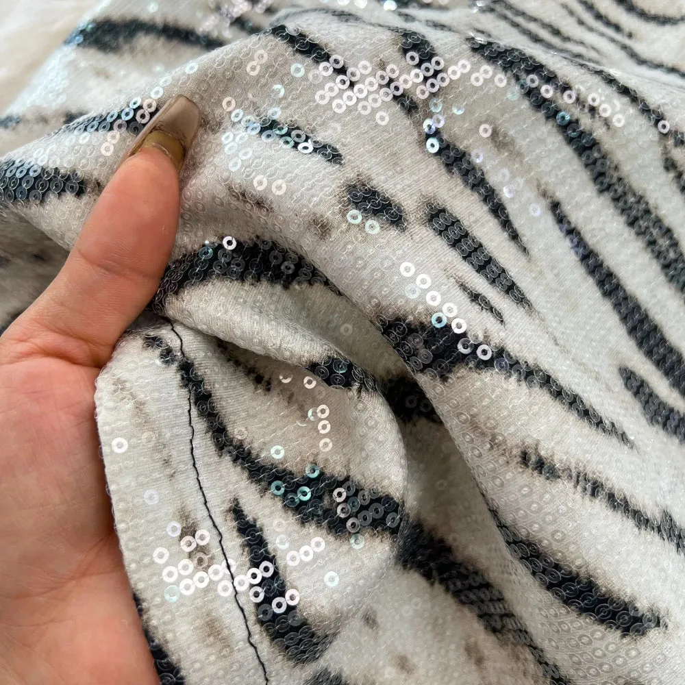 Leopard Print PU Leather Skirt