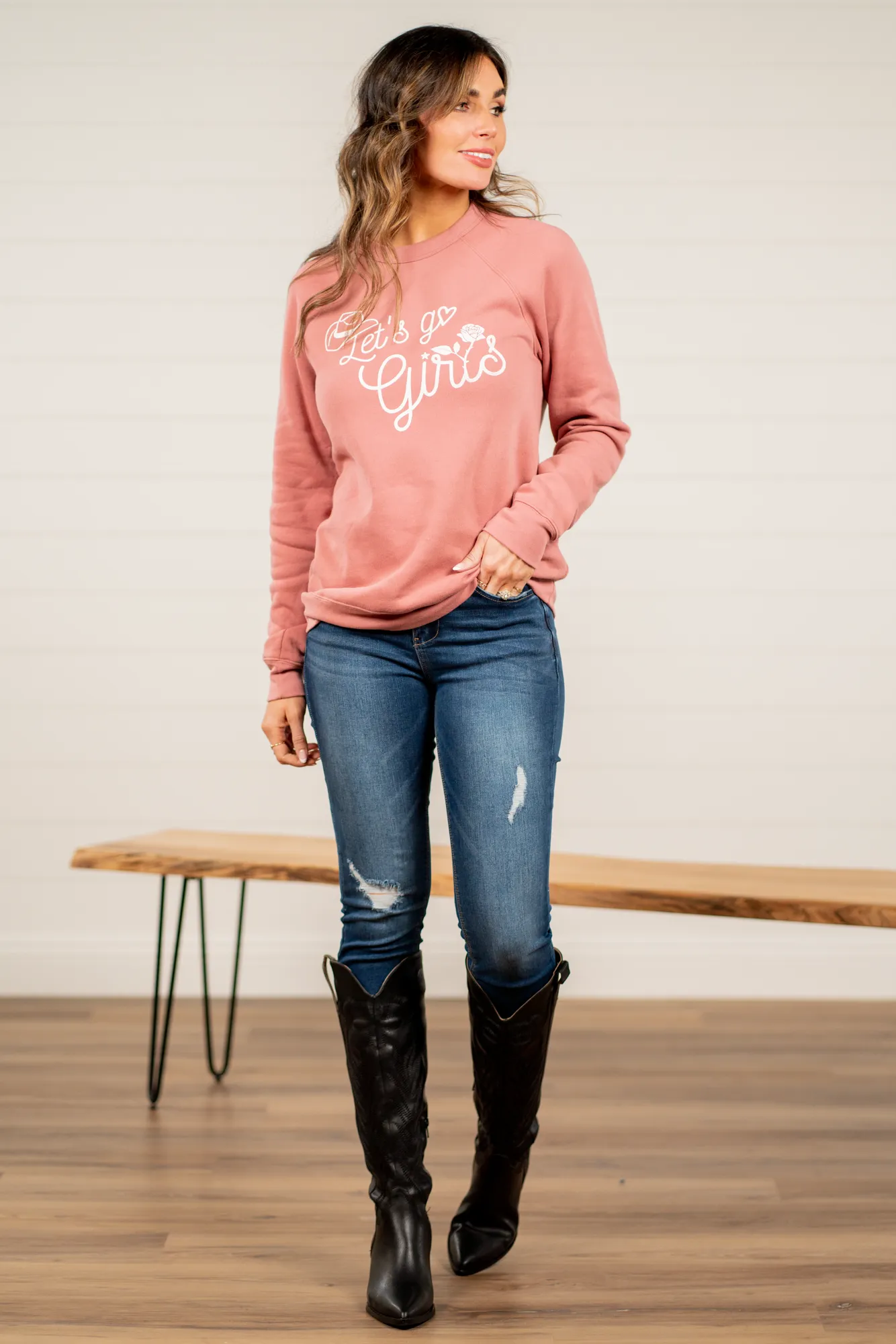 Lets Go Girls Pull Over Sweater