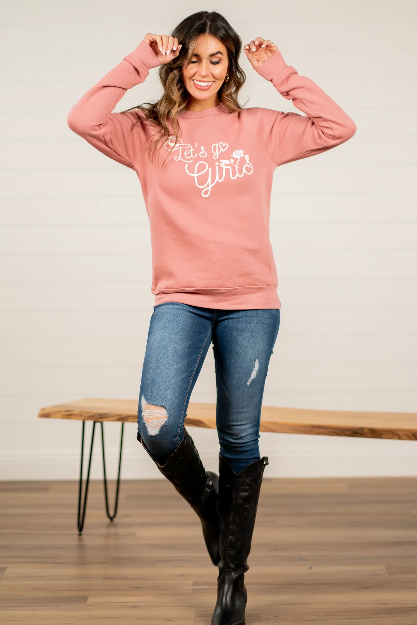 Lets Go Girls Pull Over Sweater