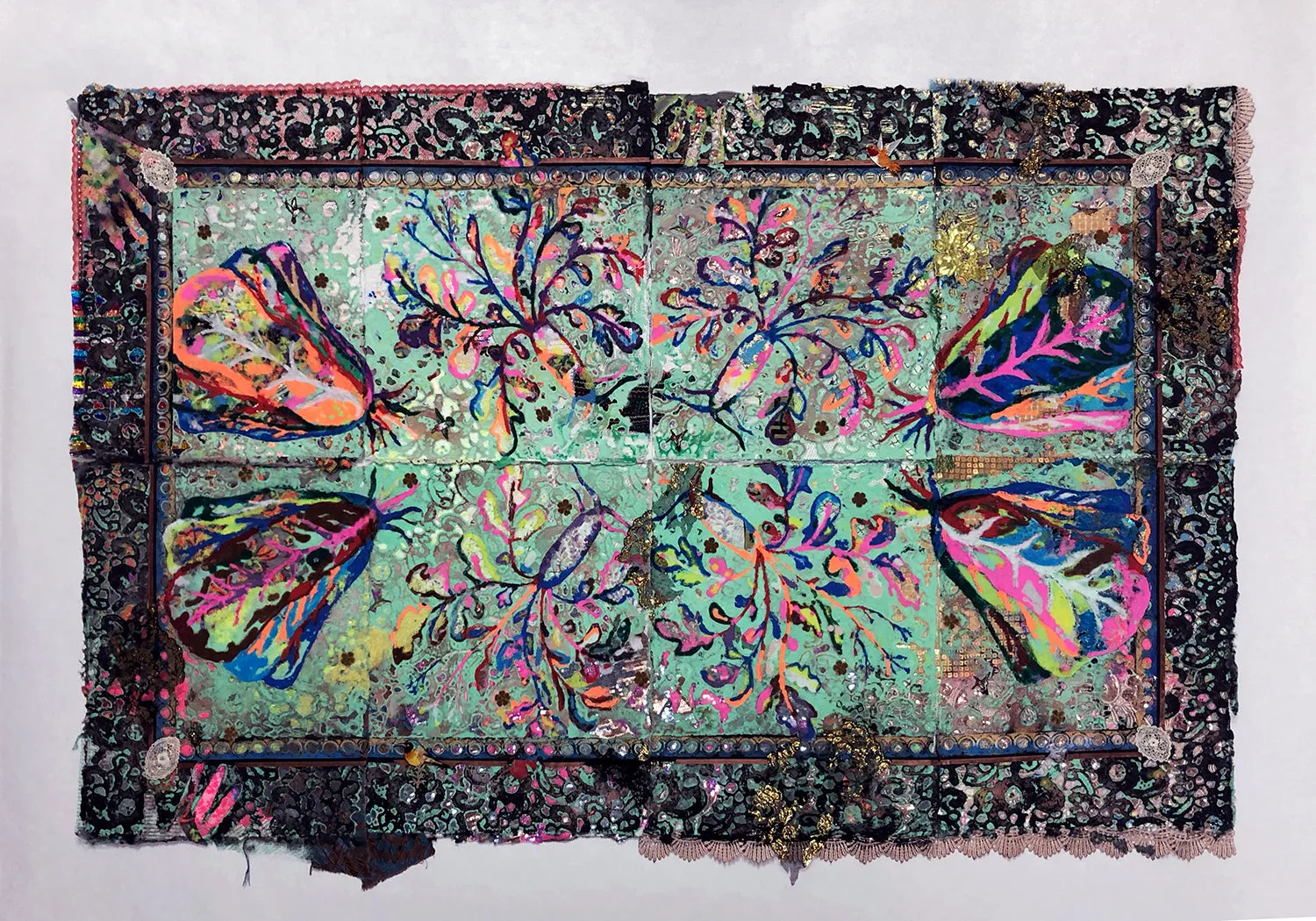 Lina Puerta, "Untitled (Radishes & Cabbages /Tapestries Series)"