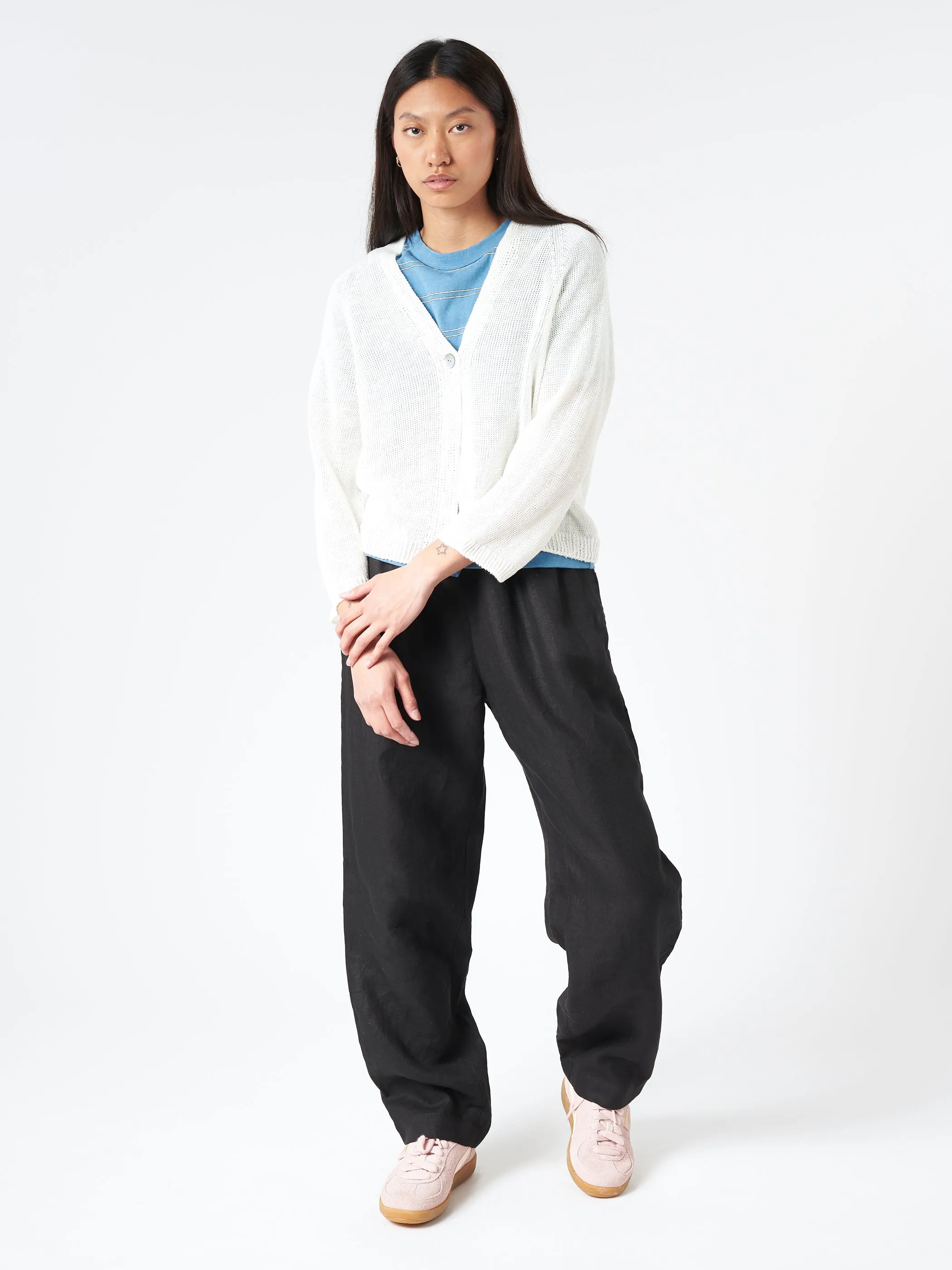 Linen Knit Cardigan