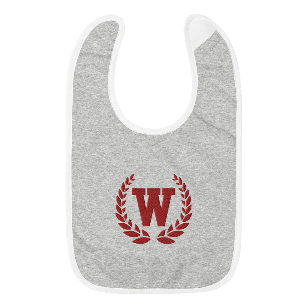 logo Embroidered Baby Bib