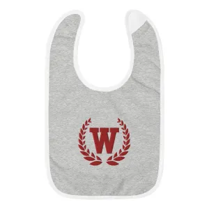 logo Embroidered Baby Bib