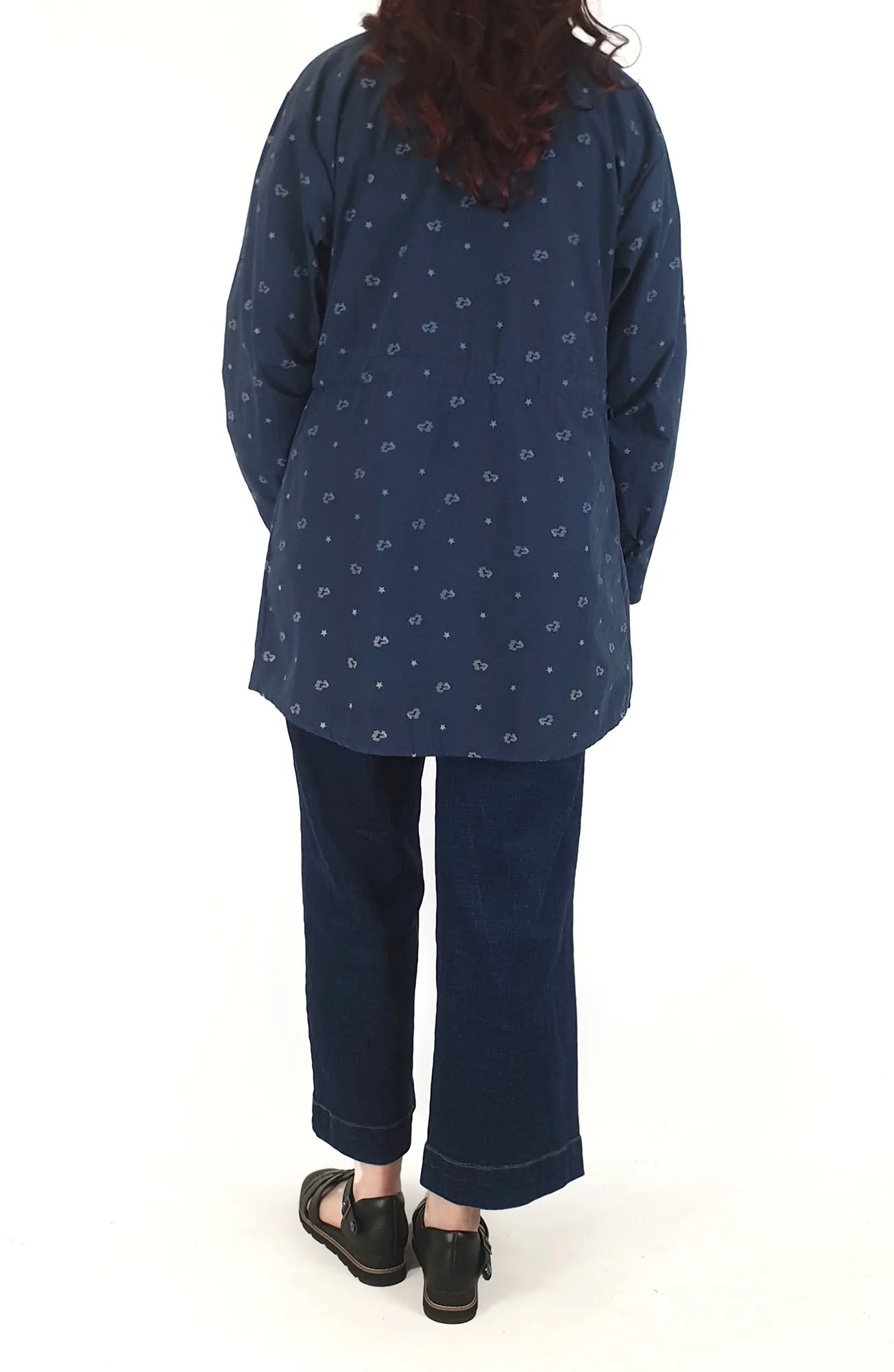 Luv Symbols unique print jacket size 38, best fits 12-14