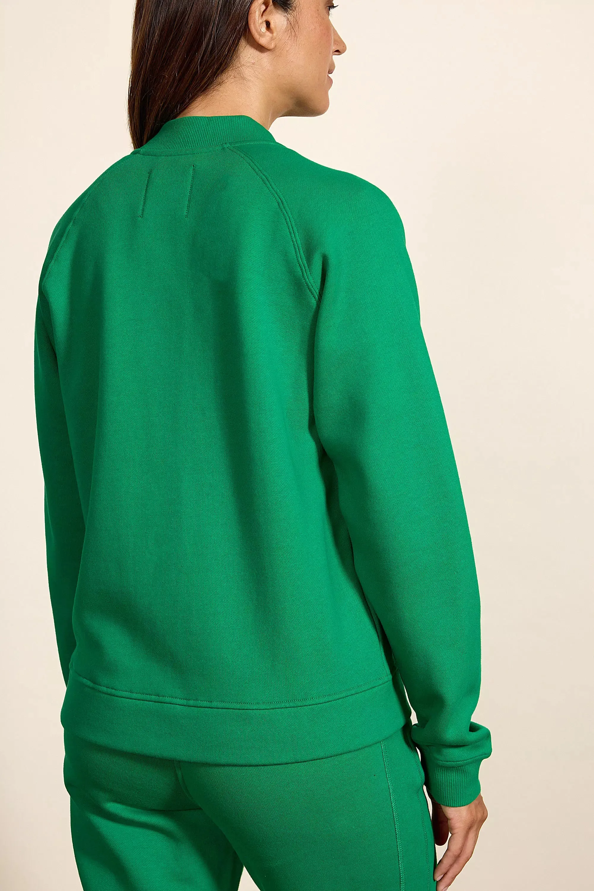 Luxefleece Bomber Jacket - Abundant Green