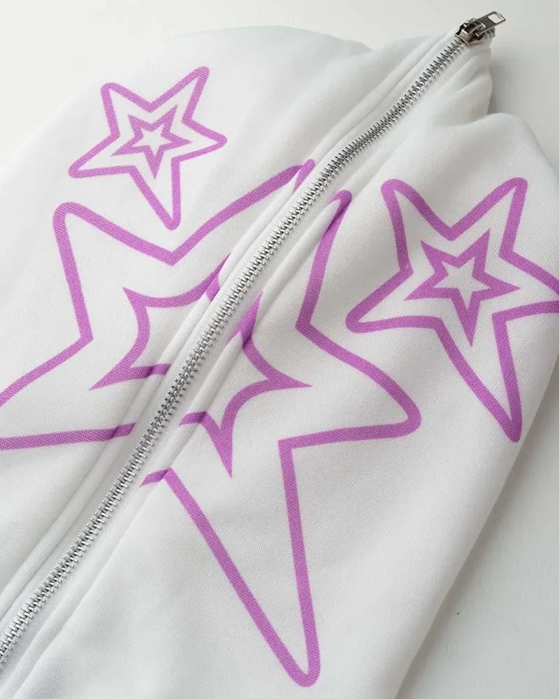 Magic Trip Graphic Zip Hoodie