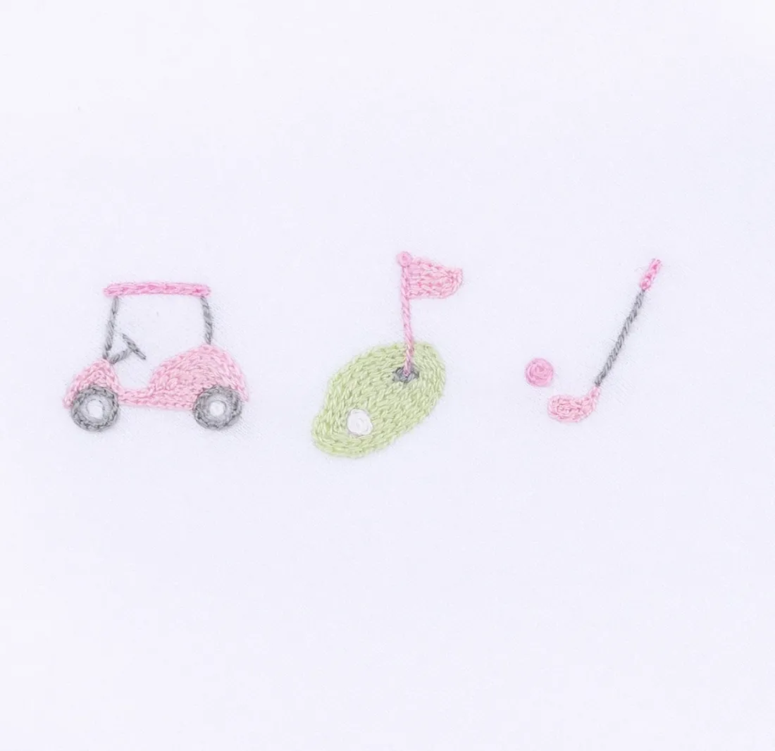 Magnolia Baby Pink Tiny Tee Time Footie