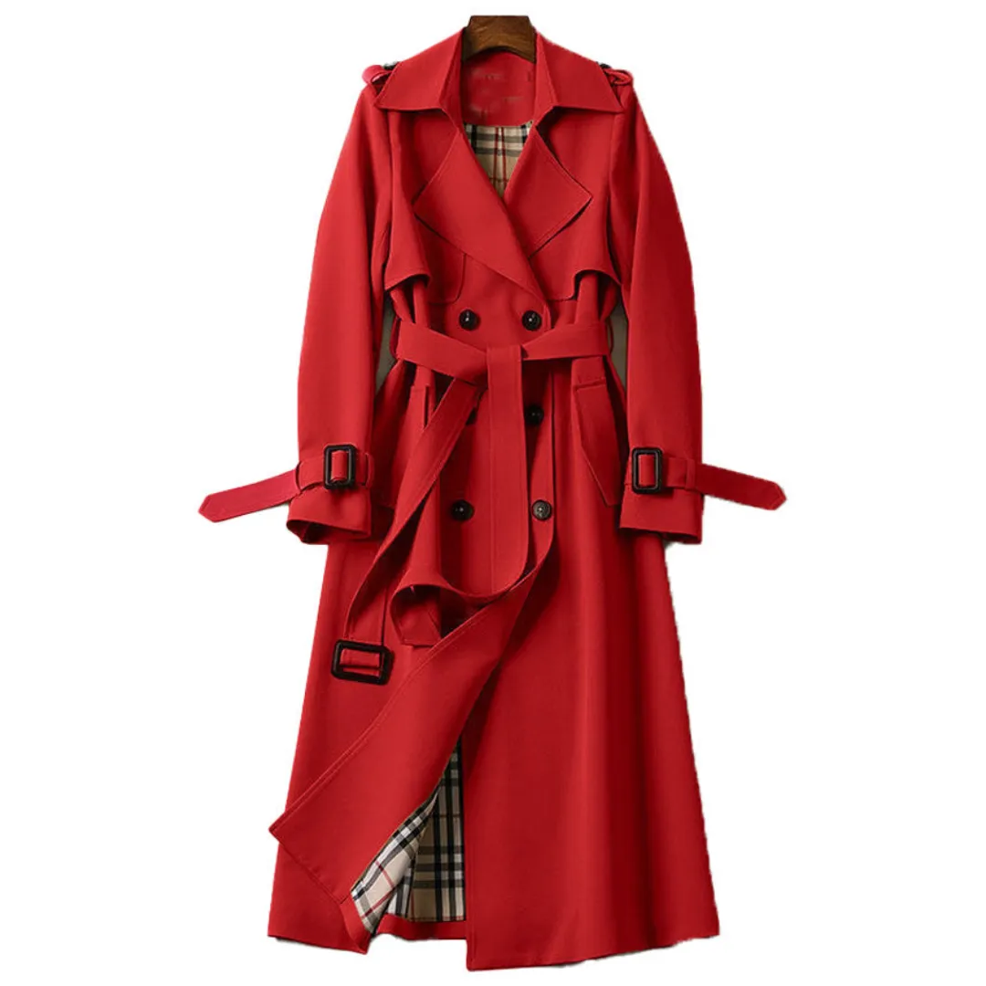 Mariella | Trench Coat with Double Button Placket