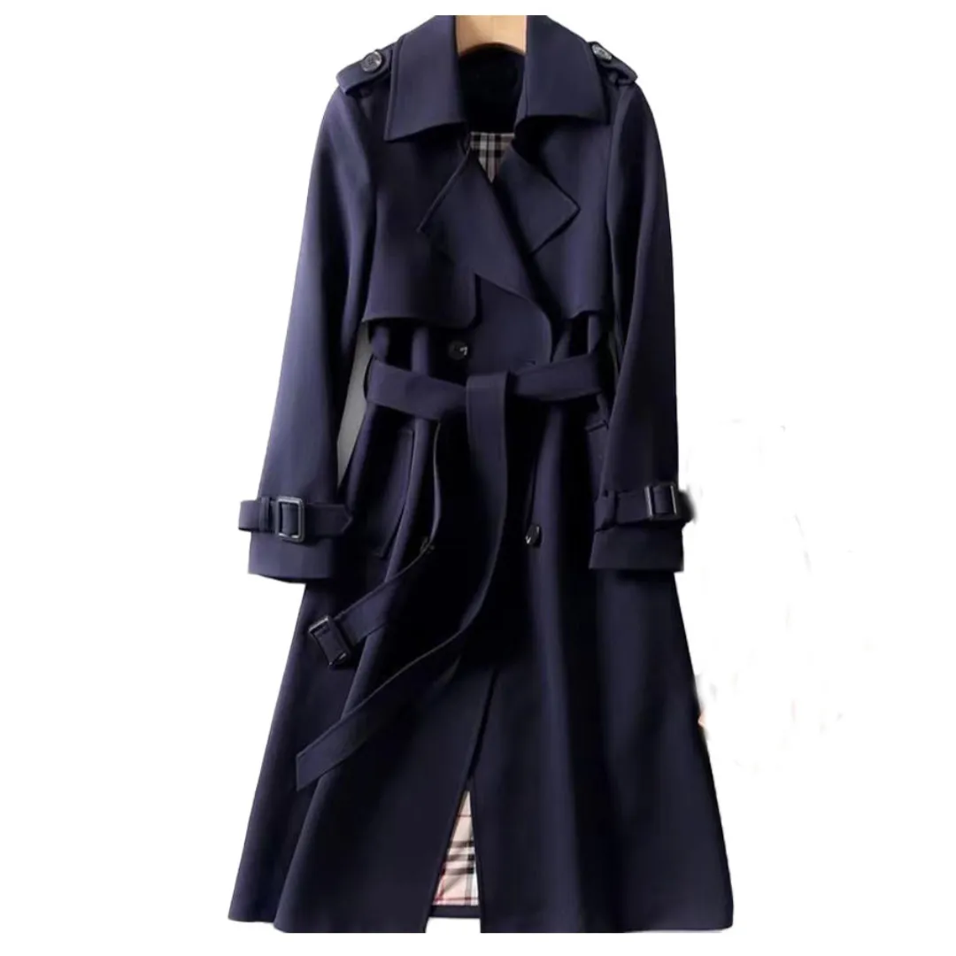 Mariella | Trench Coat with Double Button Placket