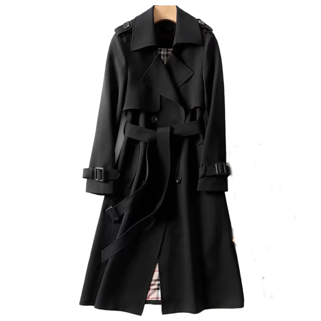 Mariella | Trench Coat with Double Button Placket