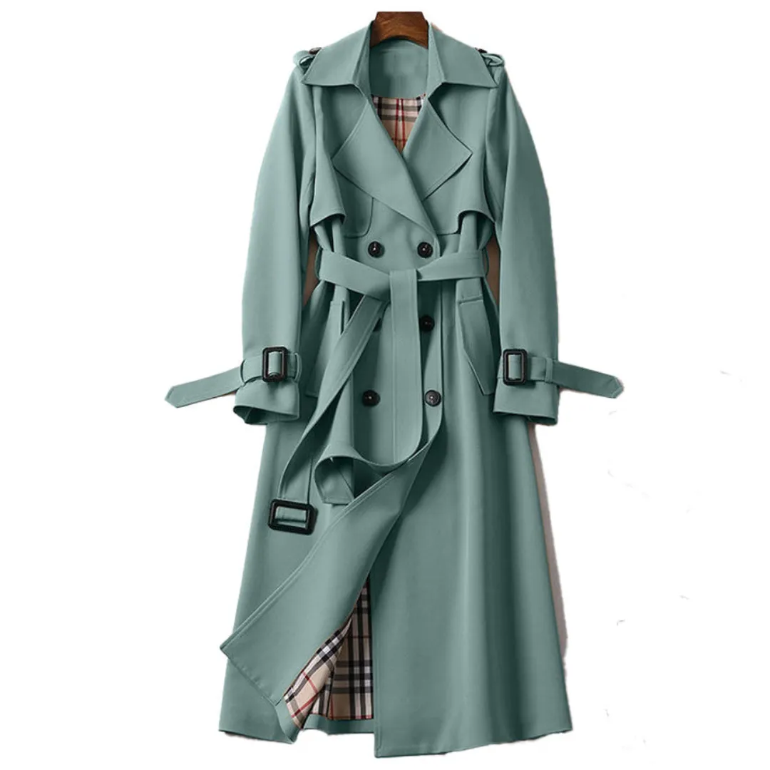 Mariella | Trench Coat with Double Button Placket