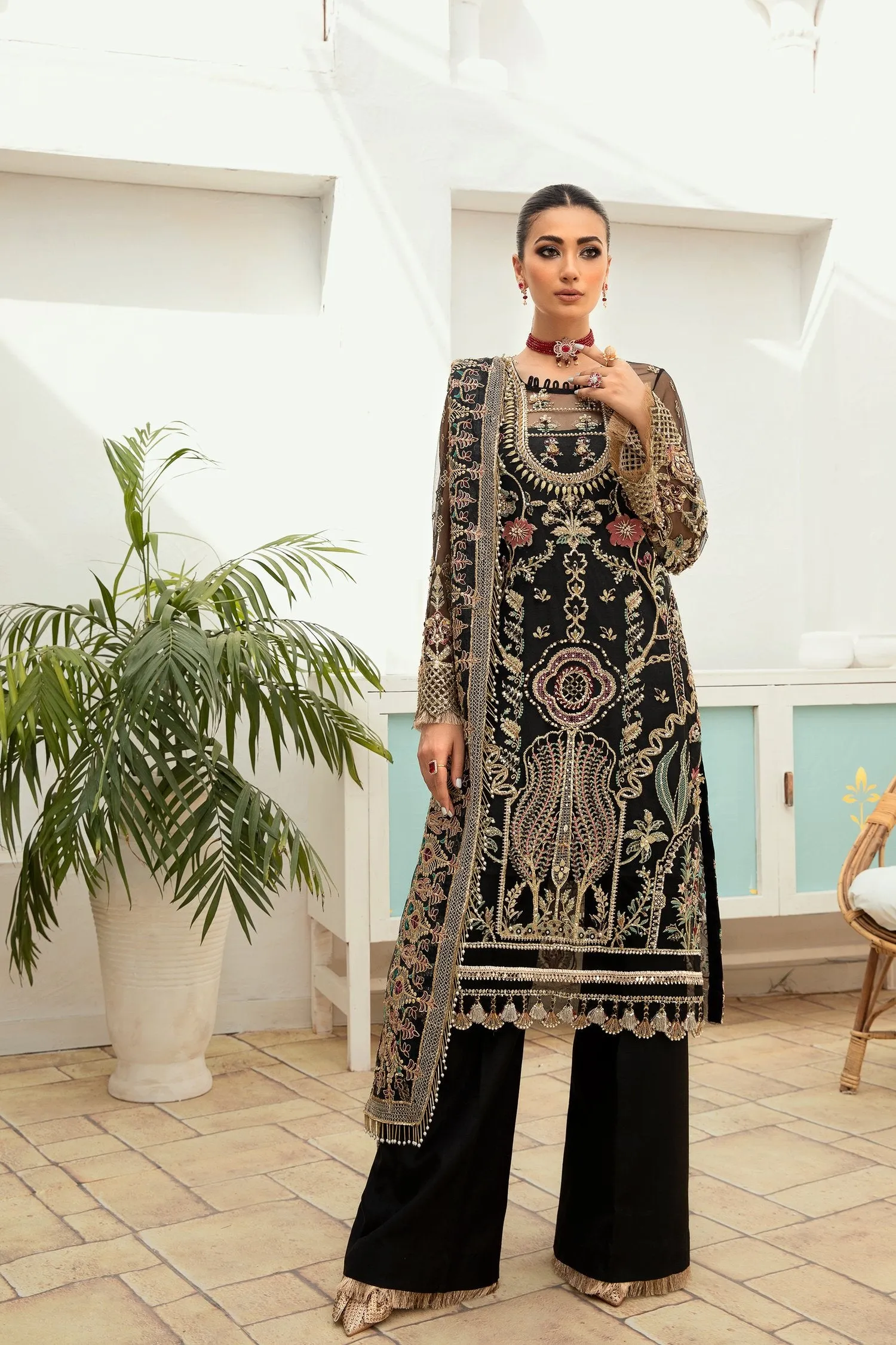 MEENA | Maryam Hussain Marwa Festive Chapter 2 Collection 2021 | Unstitched Embroidered Suits