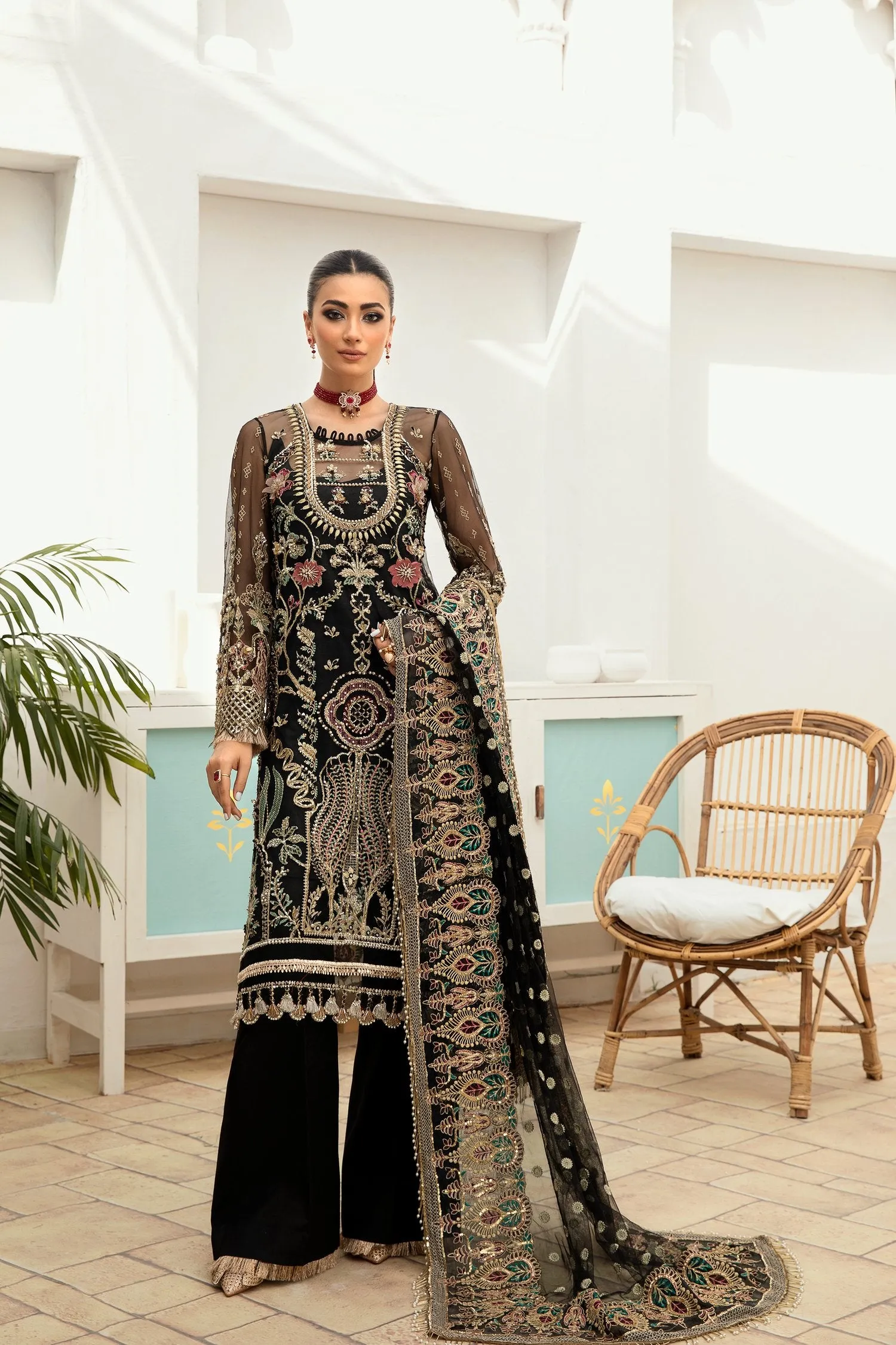 MEENA | Maryam Hussain Marwa Festive Chapter 2 Collection 2021 | Unstitched Embroidered Suits