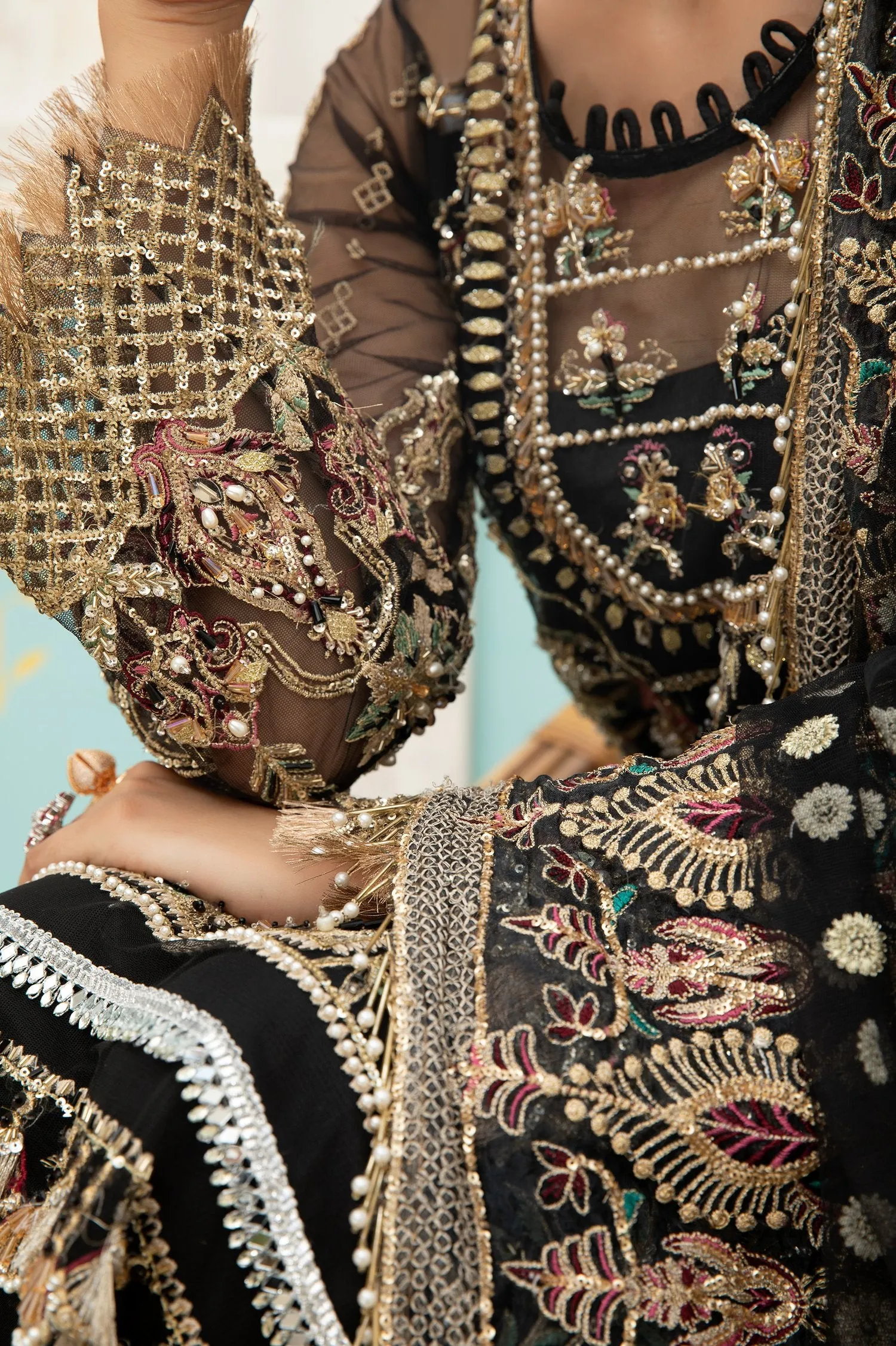 MEENA | Maryam Hussain Marwa Festive Chapter 2 Collection 2021 | Unstitched Embroidered Suits