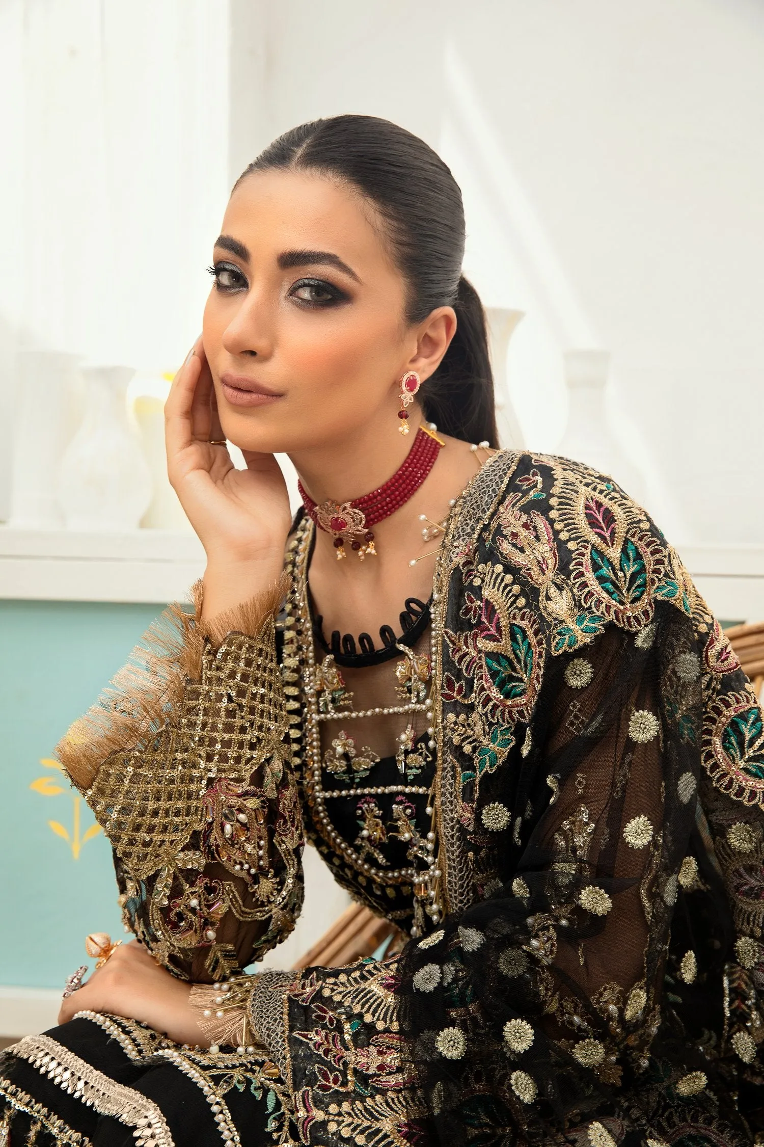 MEENA | Maryam Hussain Marwa Festive Chapter 2 Collection 2021 | Unstitched Embroidered Suits