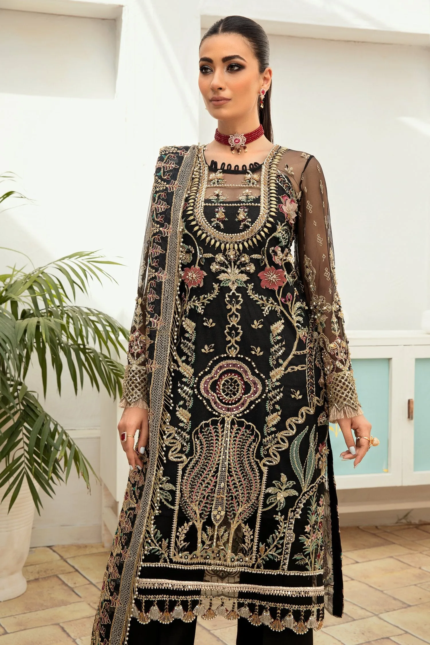 MEENA | Maryam Hussain Marwa Festive Chapter 2 Collection 2021 | Unstitched Embroidered Suits