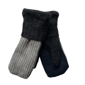 Men's Mittens Grey & Blue | 298