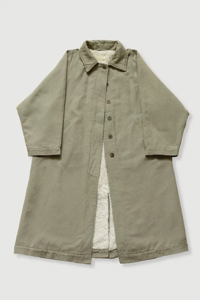 MICAELA GREG ONYX A-LINE SHERPA TRENCH