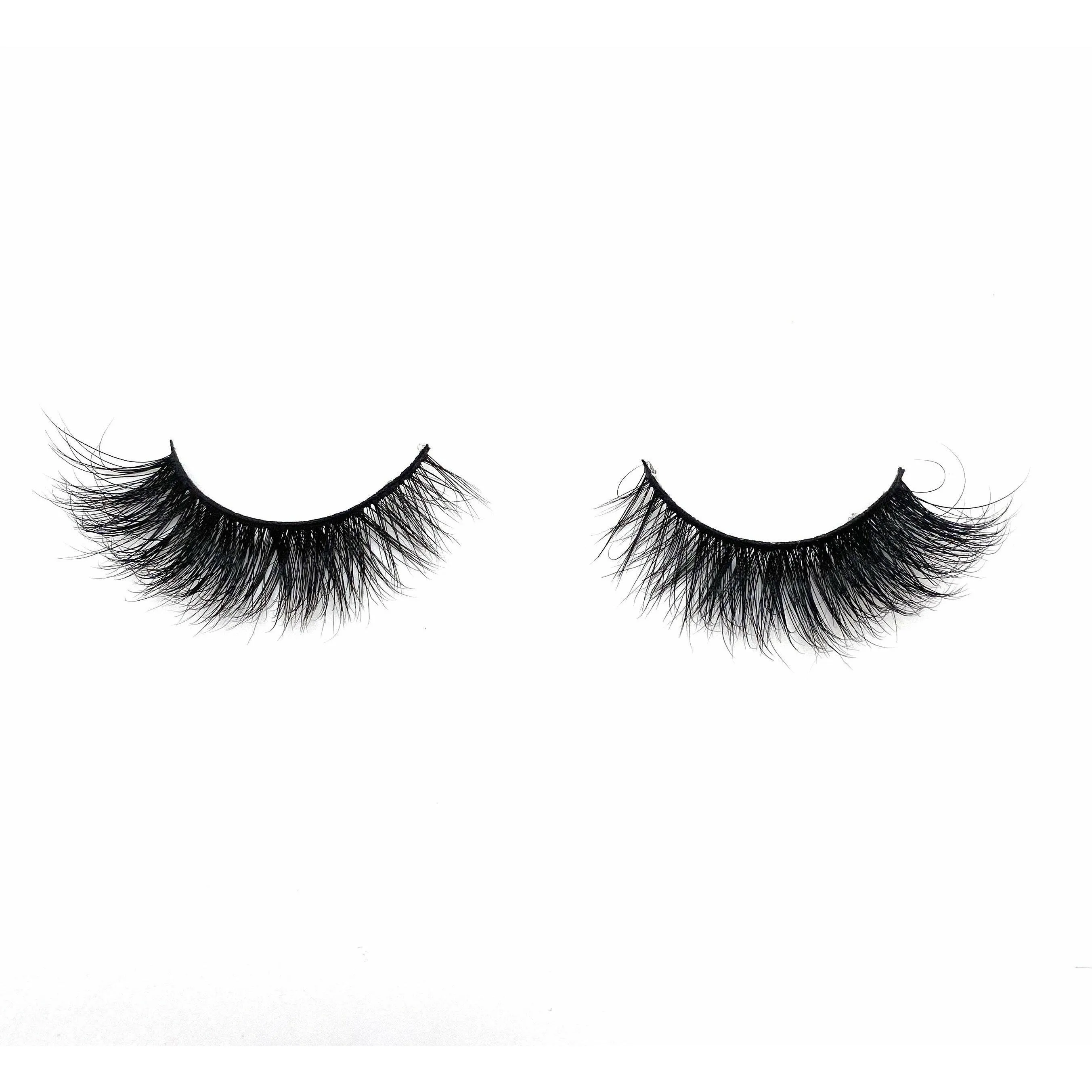 Mink Fur Eyelashes - Purple Box
