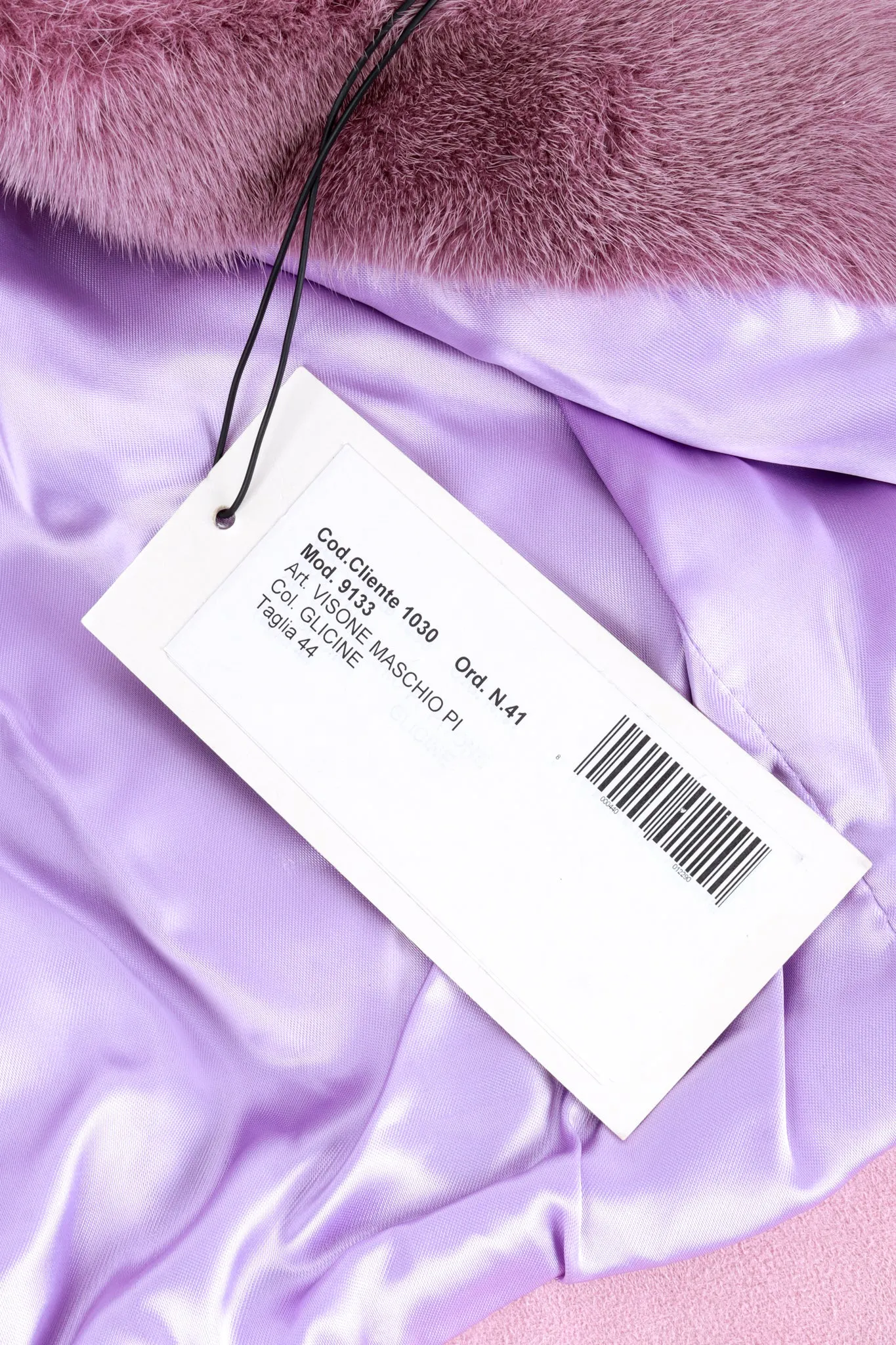Mink Python Trim Jacket