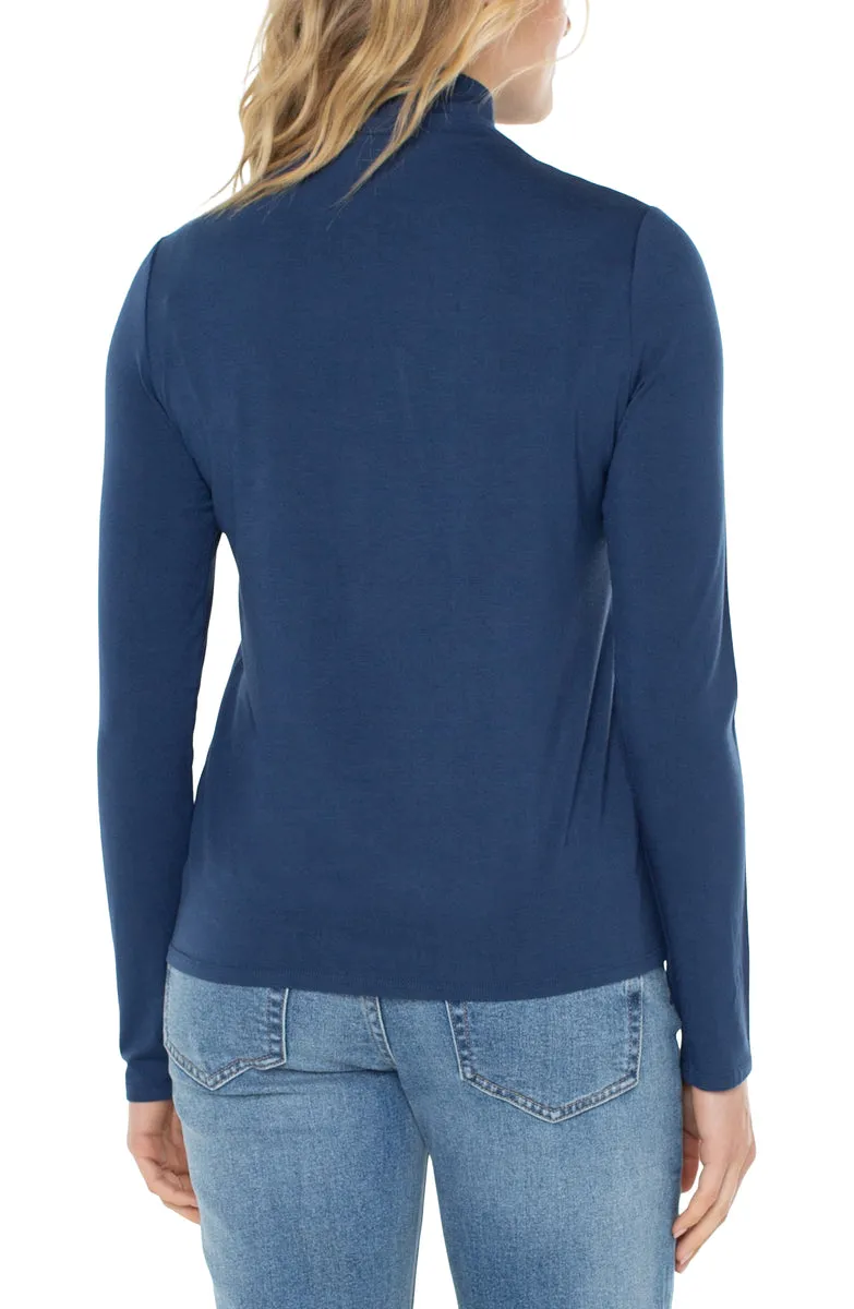 Mock Neck Knit Top - SALE