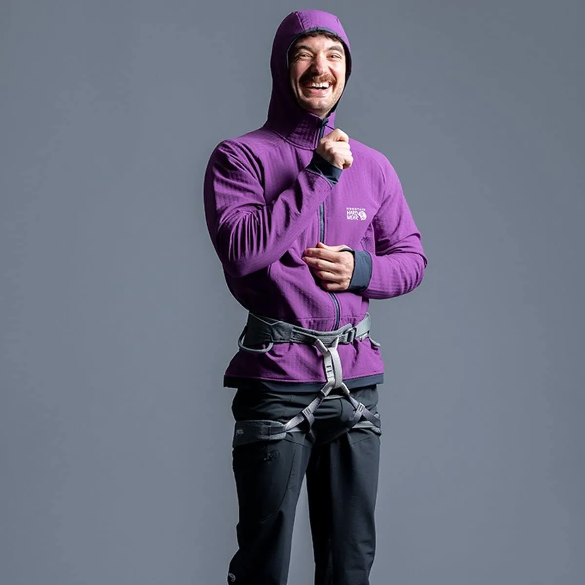 Mountain Hardwear Men's Keele Ascent Hoody - Cosmos Purple