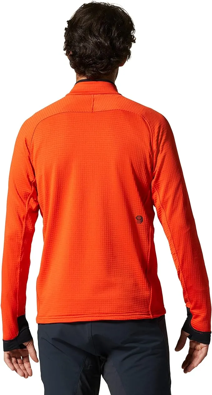 Mountain Hardwear Men's Polartec Power Grid Half Zip Jacket