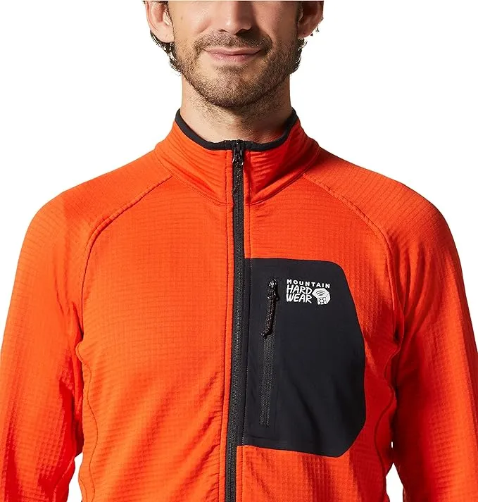 Mountain Hardwear Men's Polartec Power Grid Half Zip Jacket