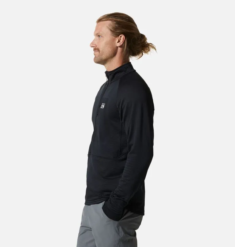 Mountain Hardwear Men's Polartec Power Grid Half Zip Jacket