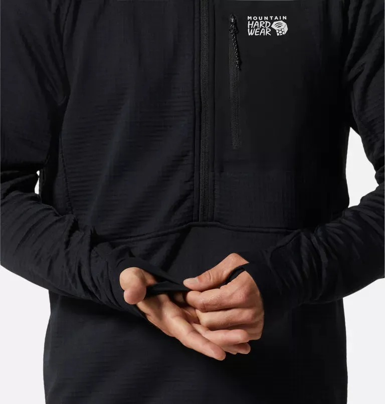 Mountain Hardwear Men's Polartec Power Grid Half Zip Jacket