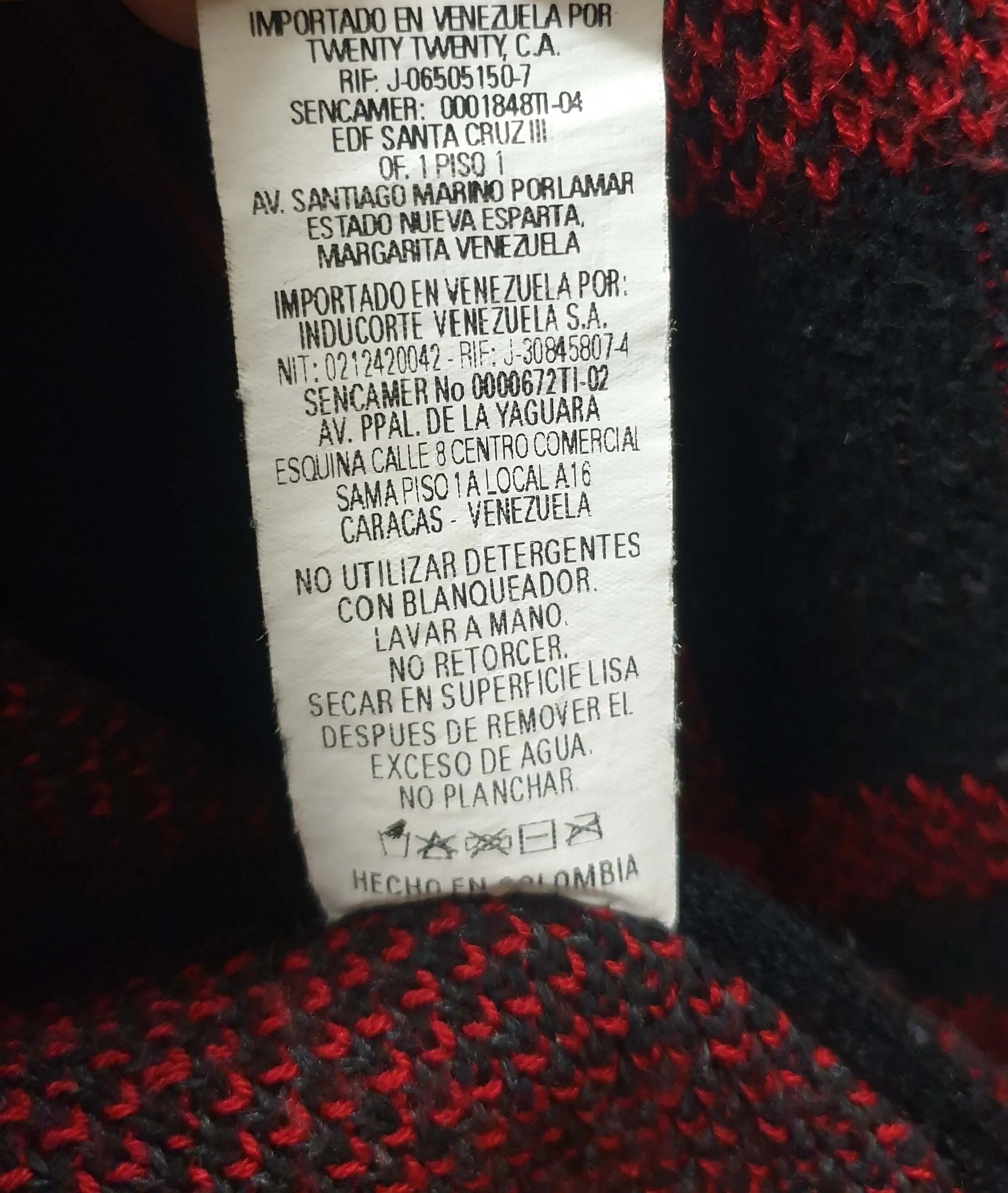 NafNaf red and black plaid coat