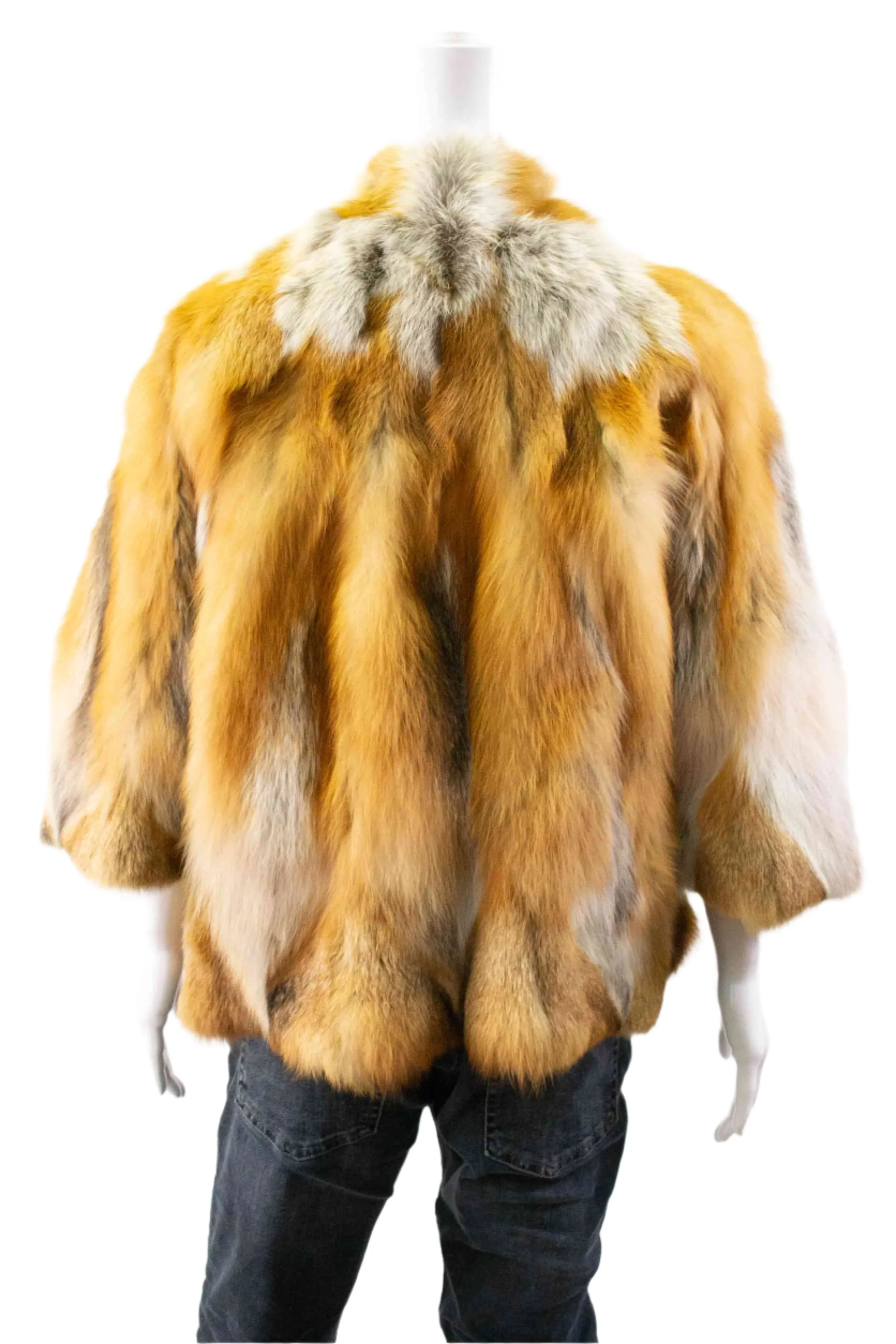 Natural Red Fox Fur Capelet