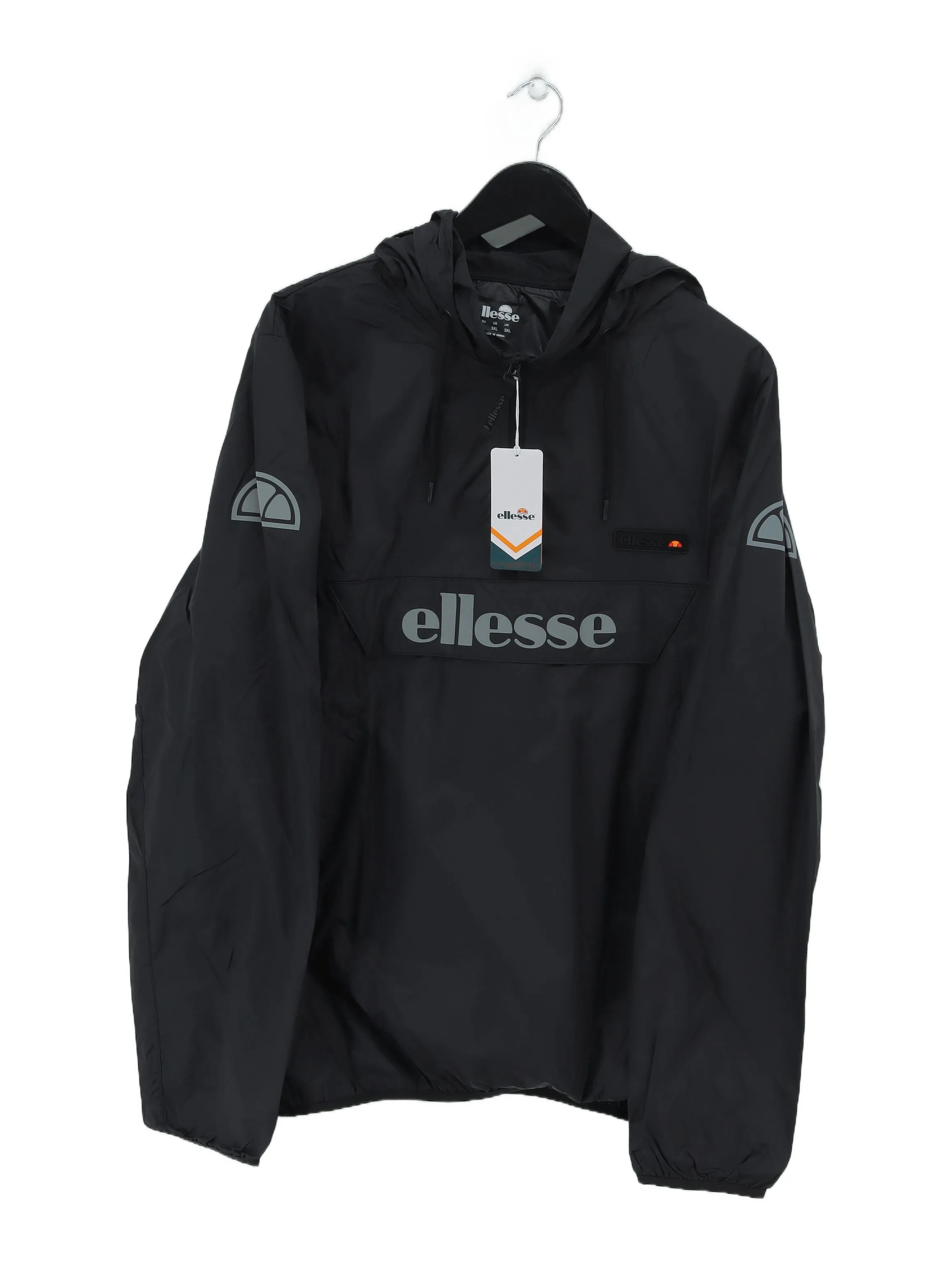 New Ellesse Men's Jacket XXXL Black 100% Nylon