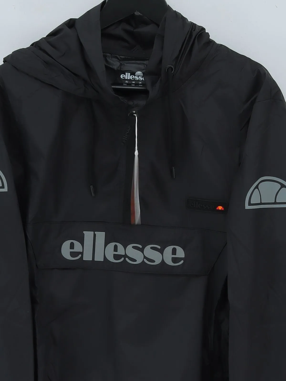 New Ellesse Men's Jacket XXXL Black 100% Nylon