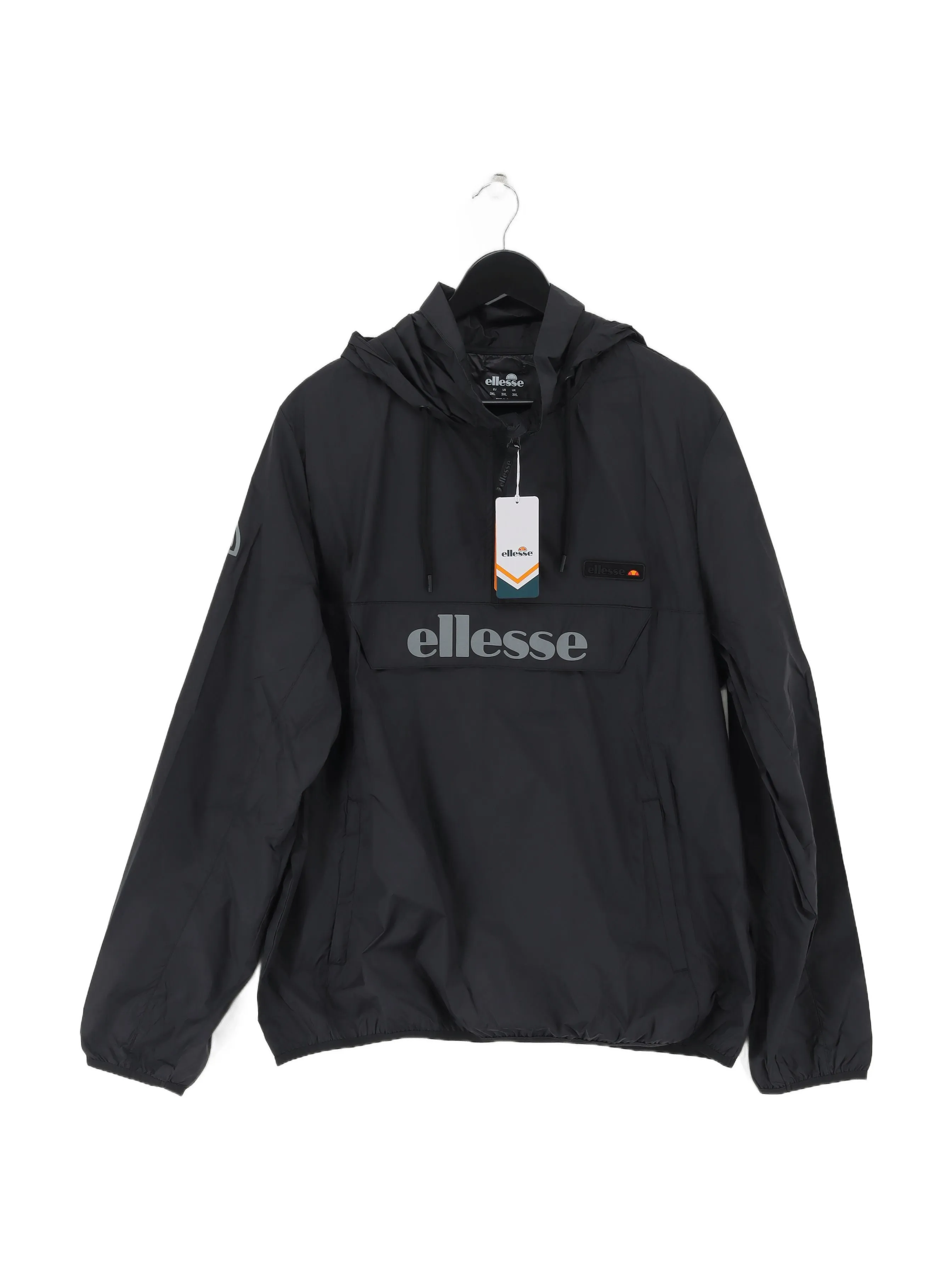 New Ellesse Men's Jacket XXXL Black 100% Nylon