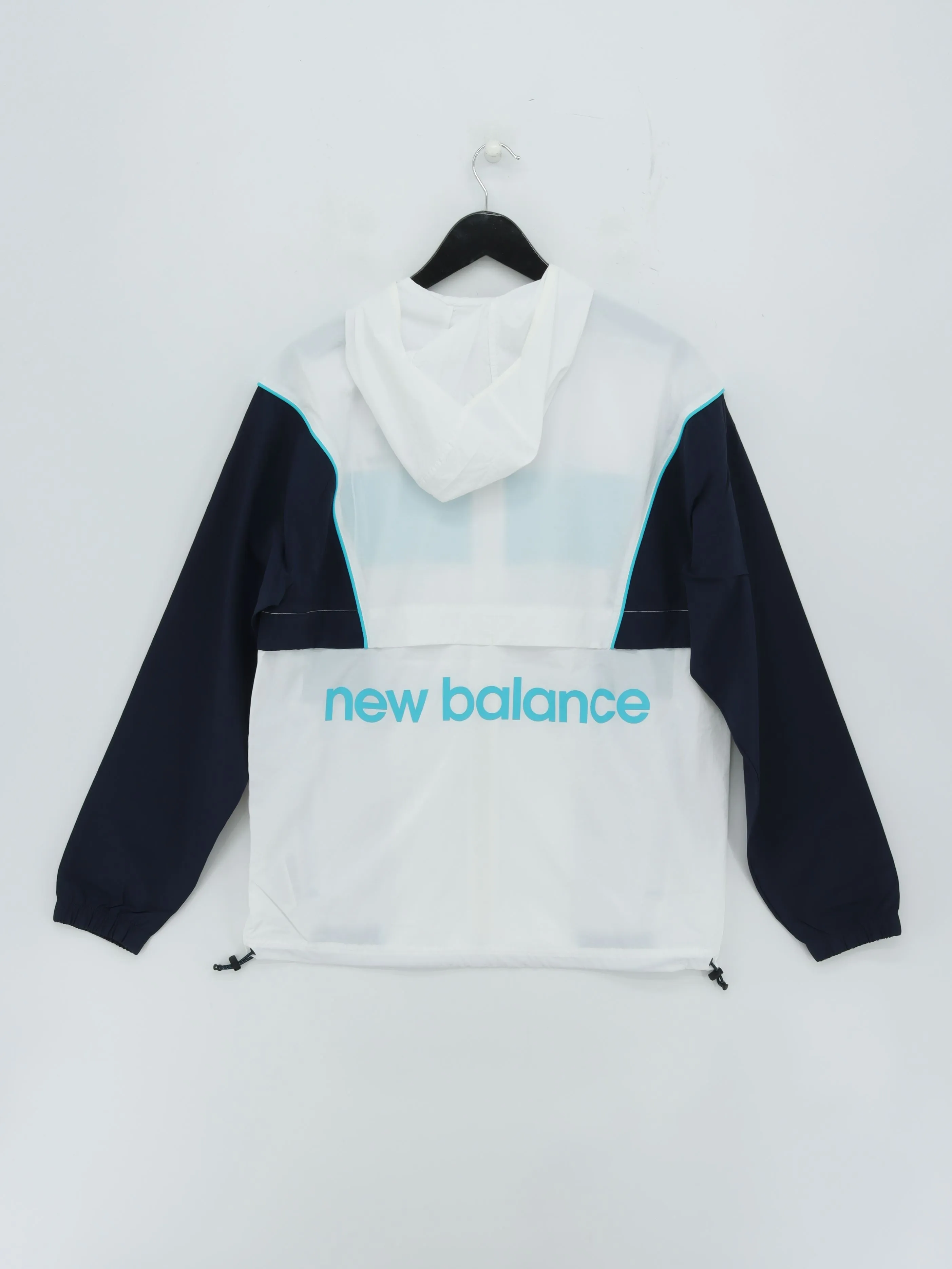 New New Balance Men's Jacket S White Polyamide with Polyester