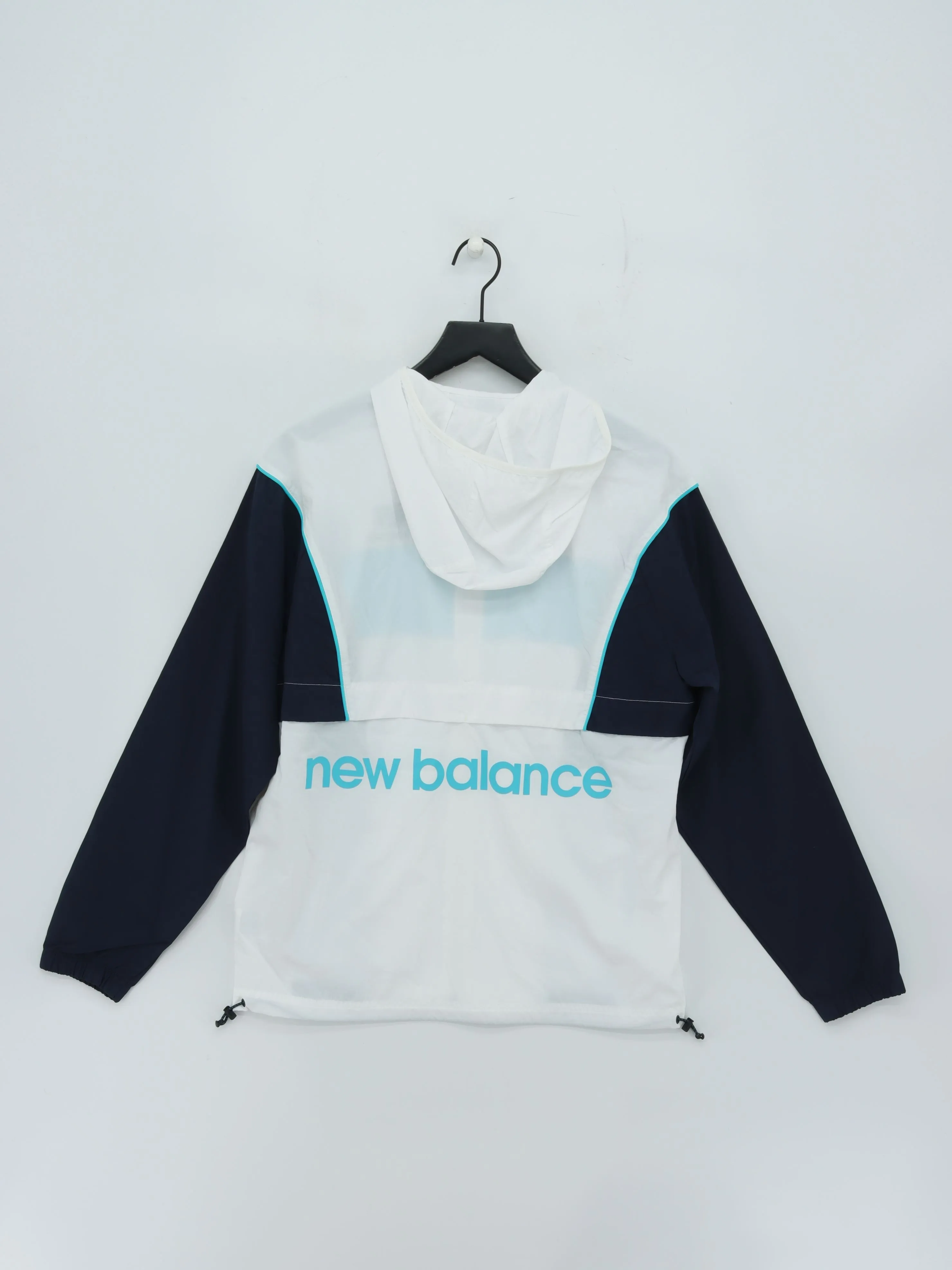 New New Balance Men's Jacket S White Polyamide with Polyester